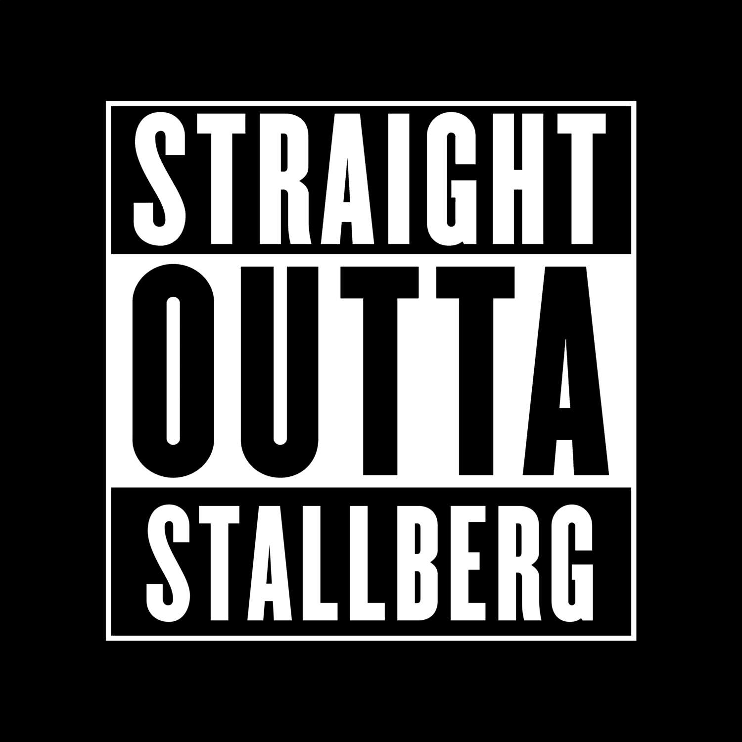 Stallberg T-Shirt »Straight Outta«