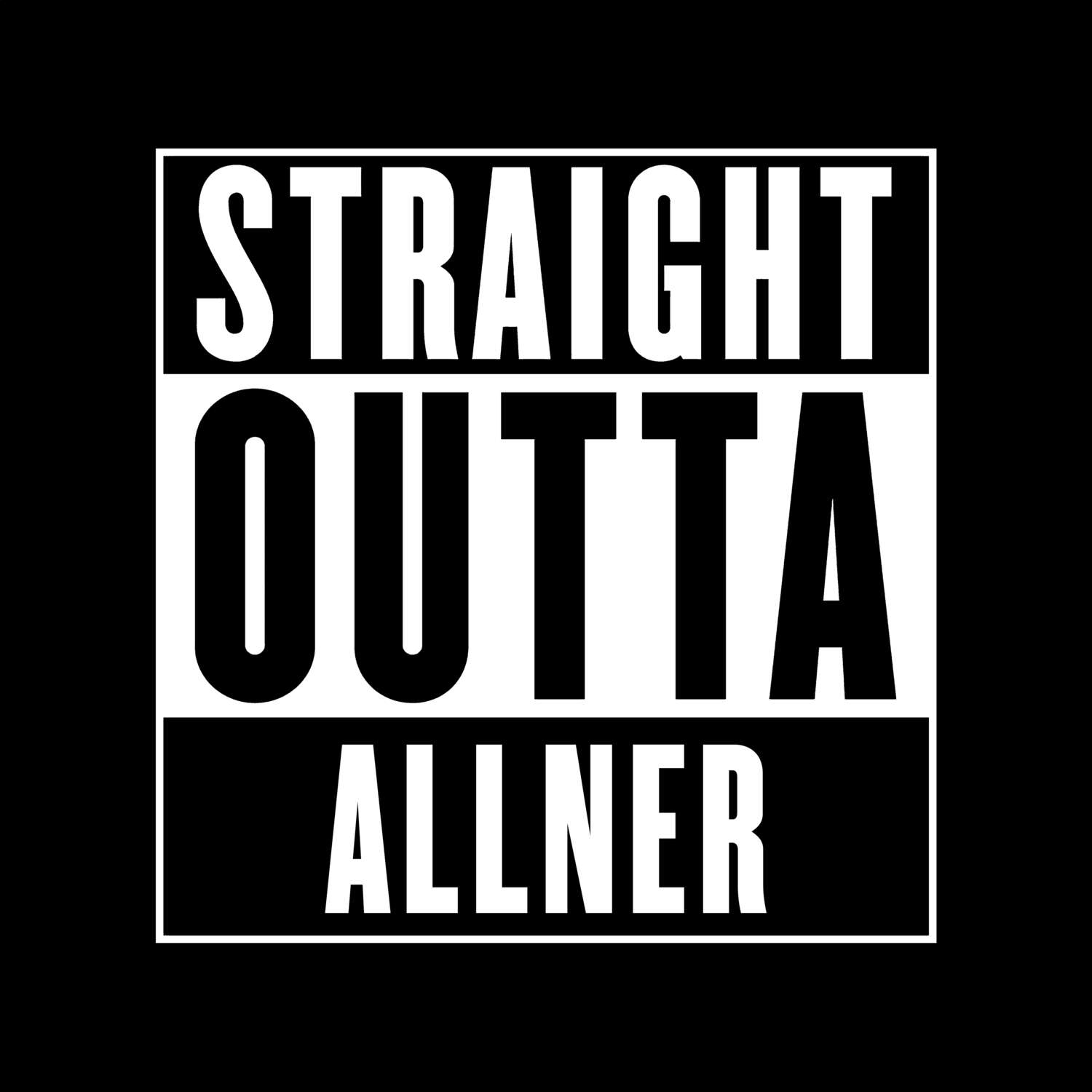 Allner T-Shirt »Straight Outta«