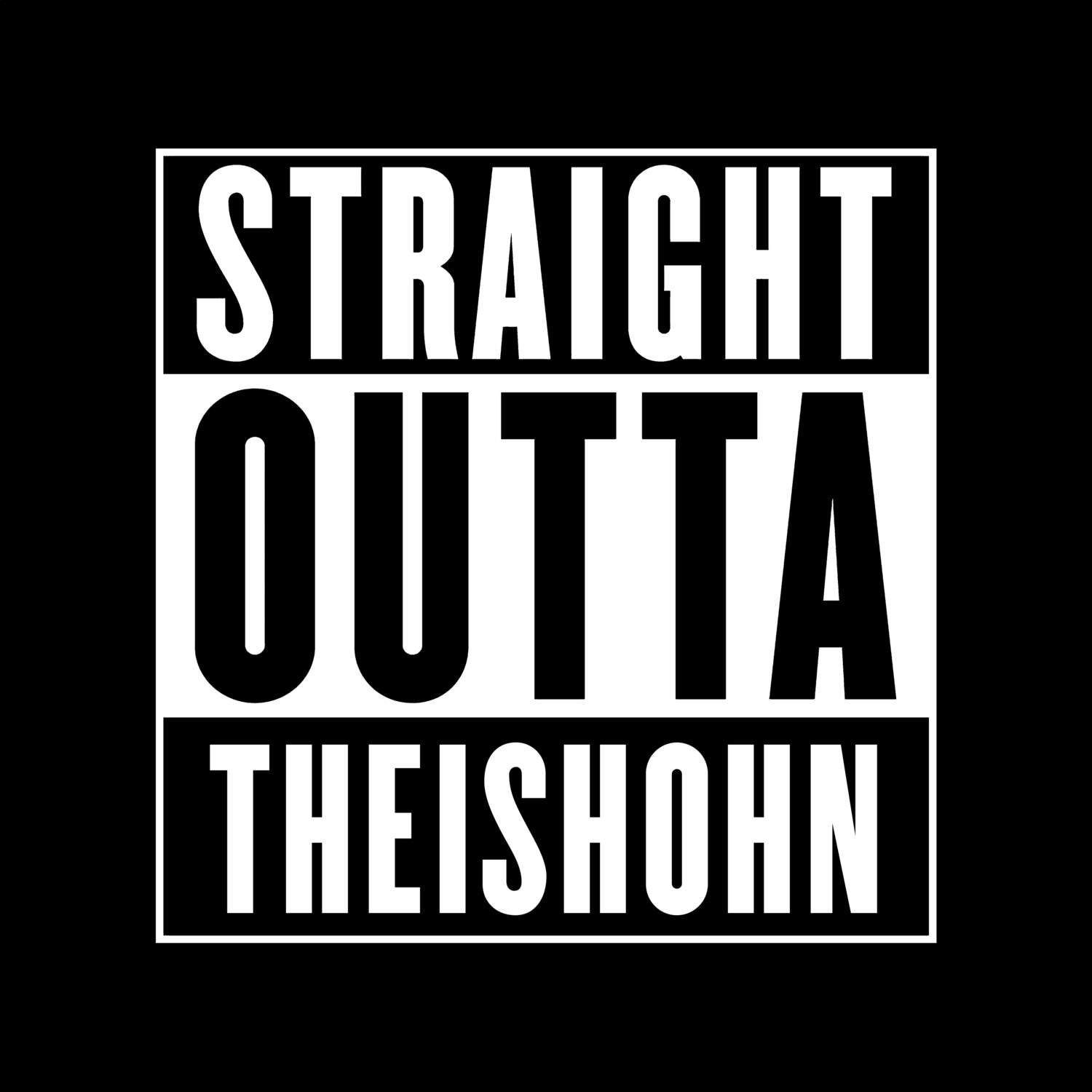 Theishohn T-Shirt »Straight Outta«