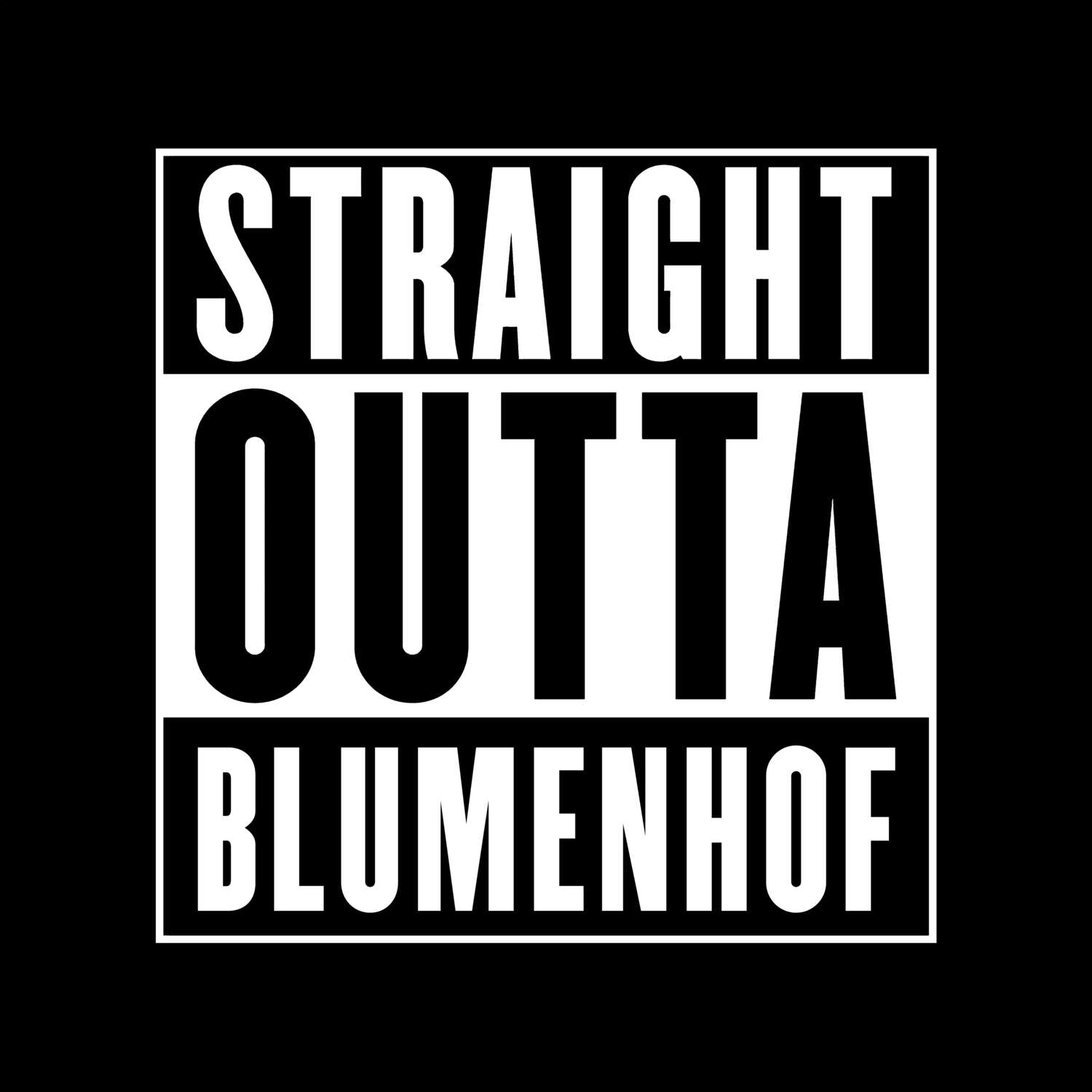 Blumenhof T-Shirt »Straight Outta«