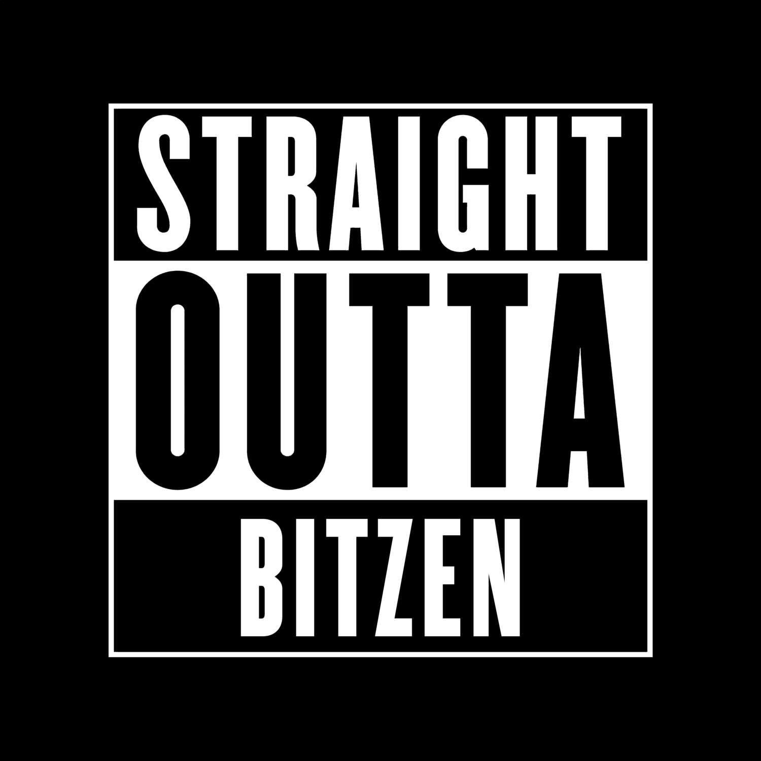 Bitzen T-Shirt »Straight Outta«