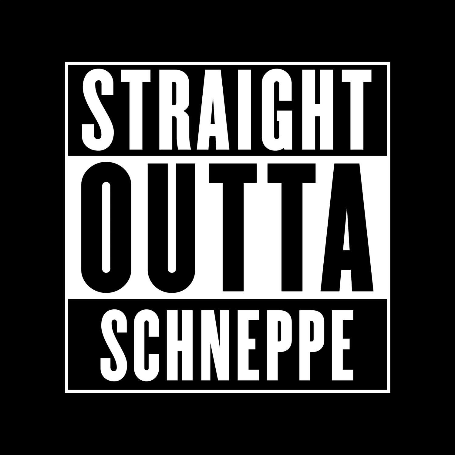 Schneppe T-Shirt »Straight Outta«