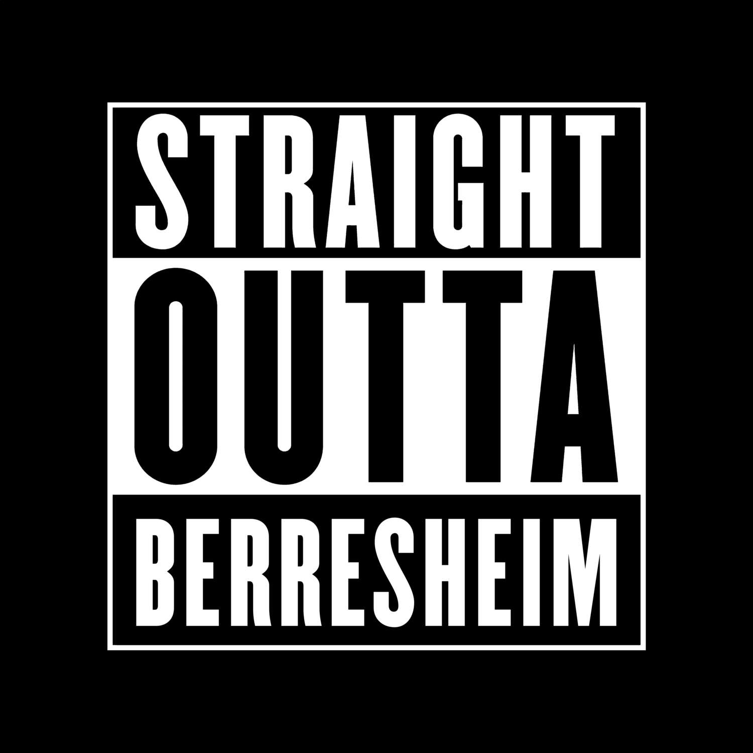 Berresheim T-Shirt »Straight Outta«