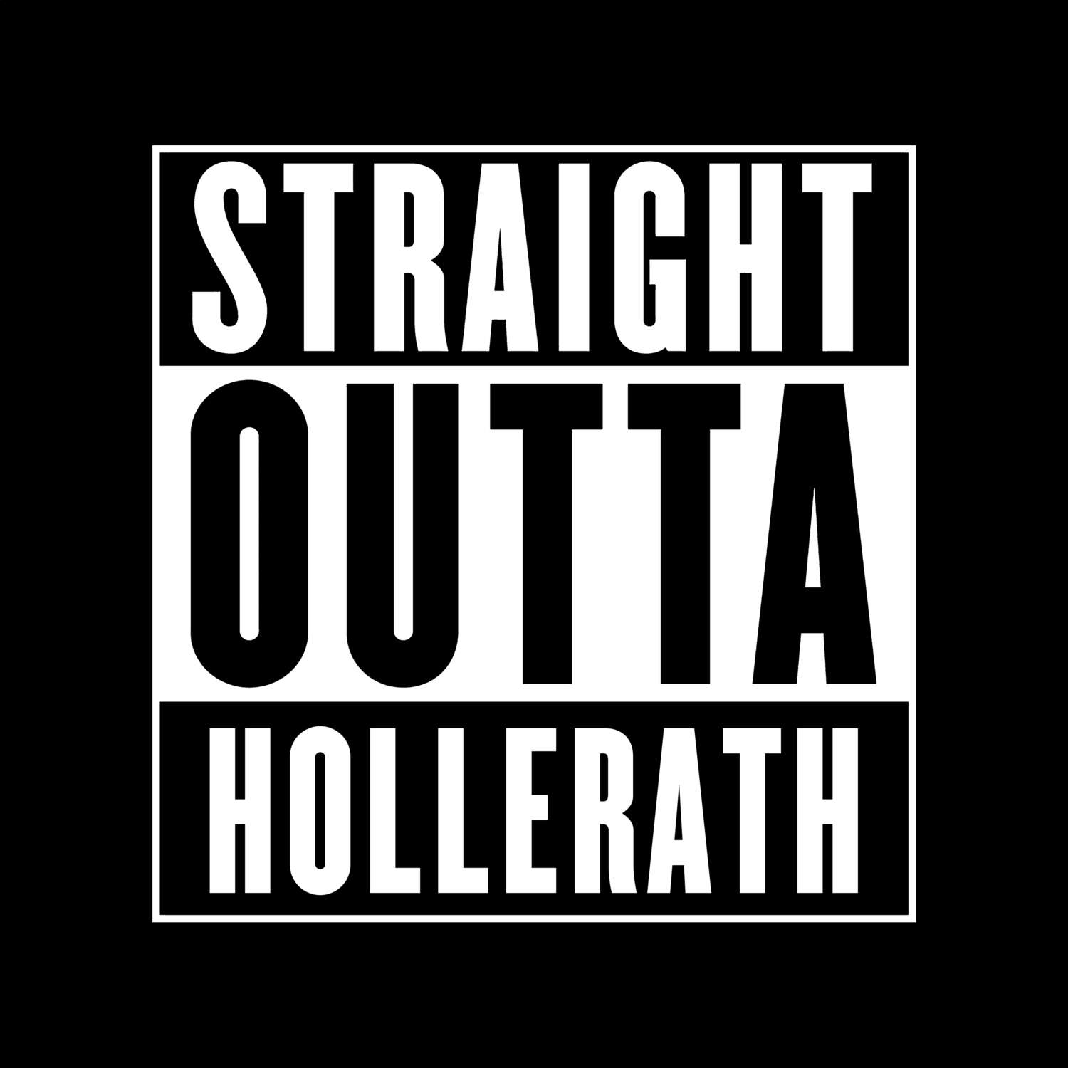 Hollerath T-Shirt »Straight Outta«