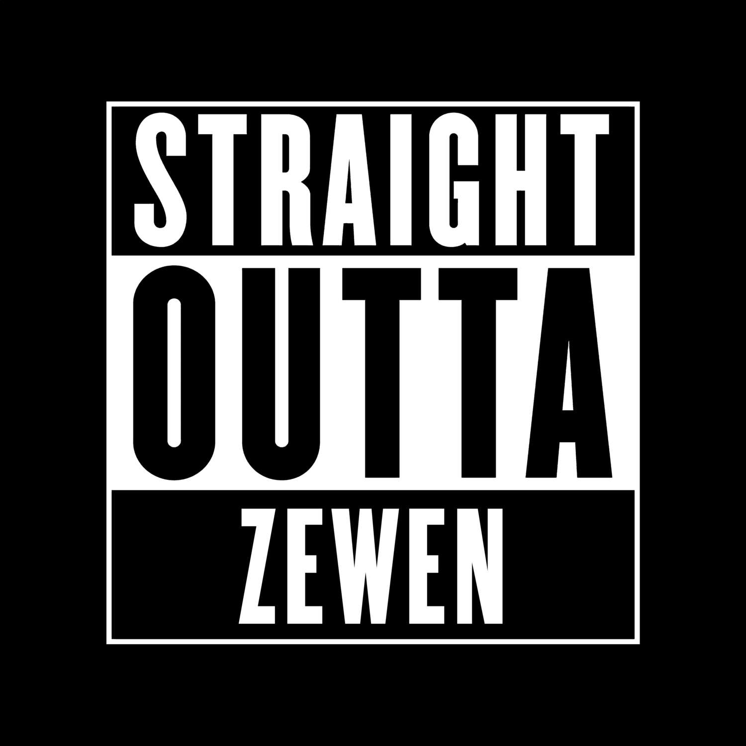 Zewen T-Shirt »Straight Outta«