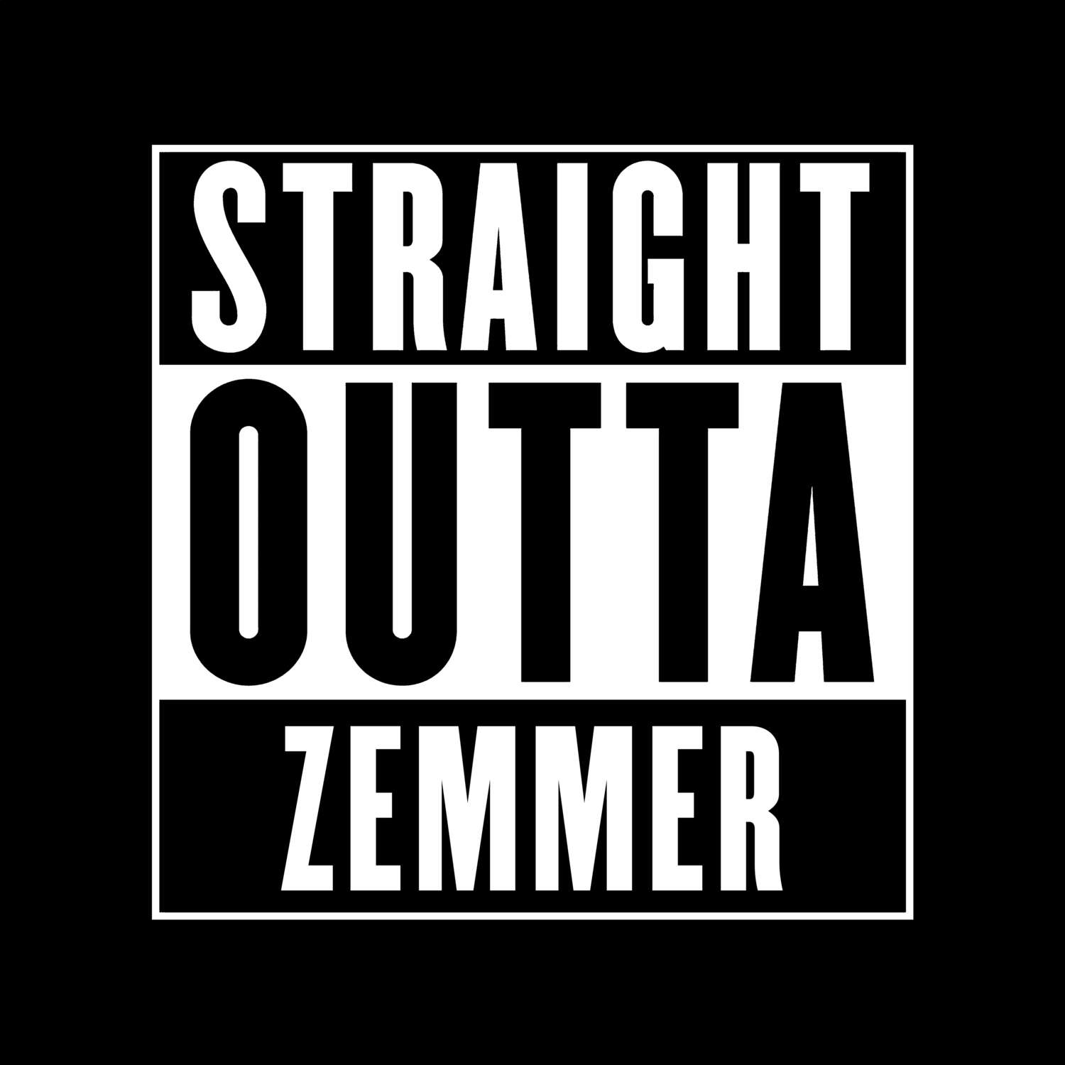 Zemmer T-Shirt »Straight Outta«