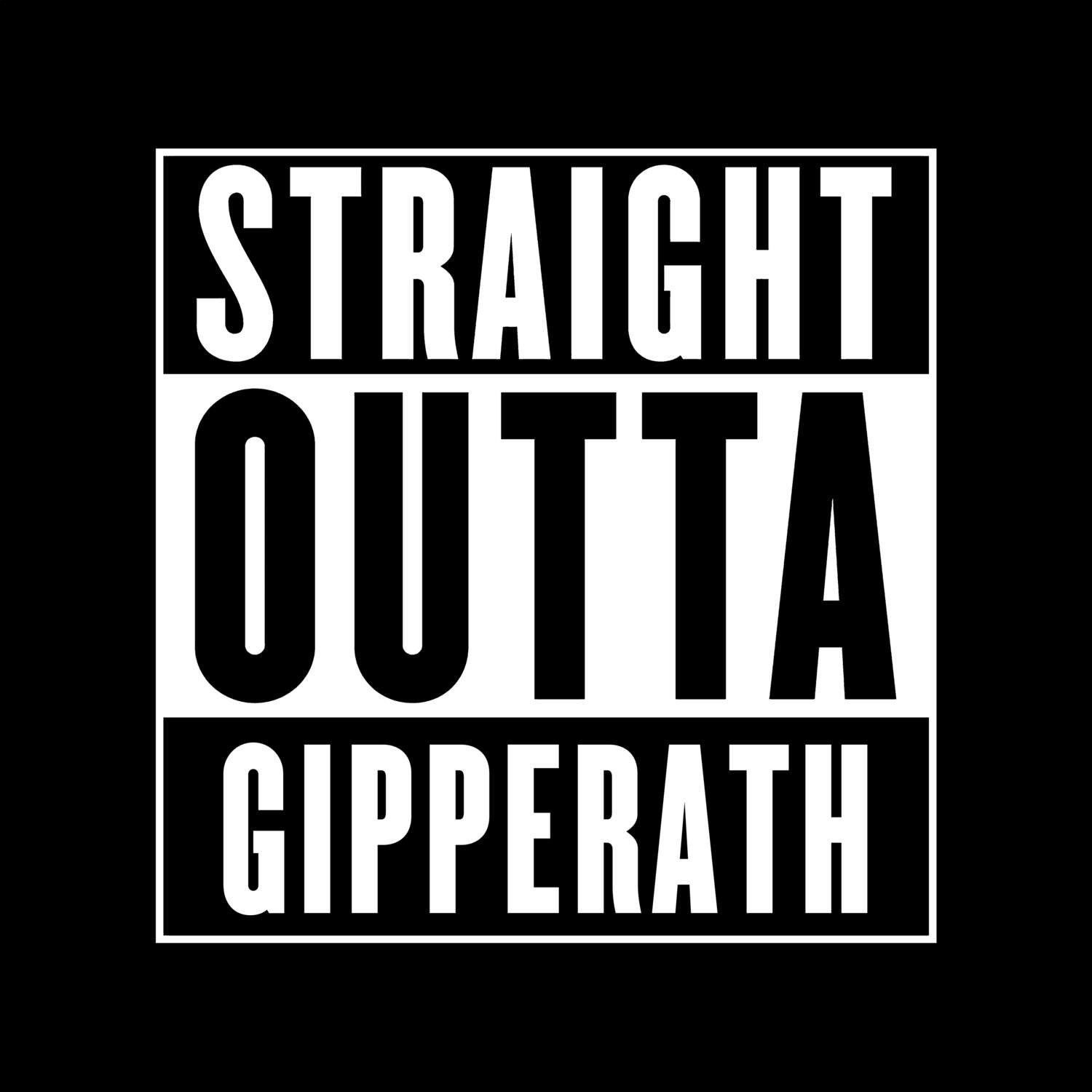 Gipperath T-Shirt »Straight Outta«