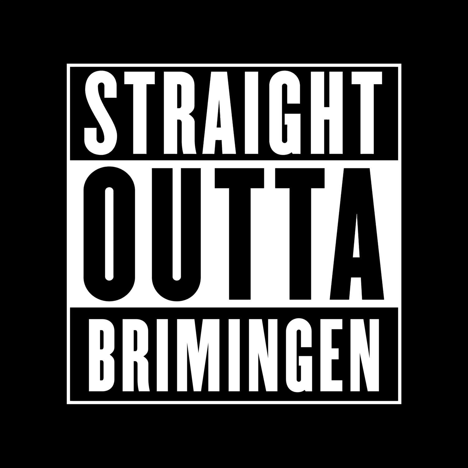 Brimingen T-Shirt »Straight Outta«