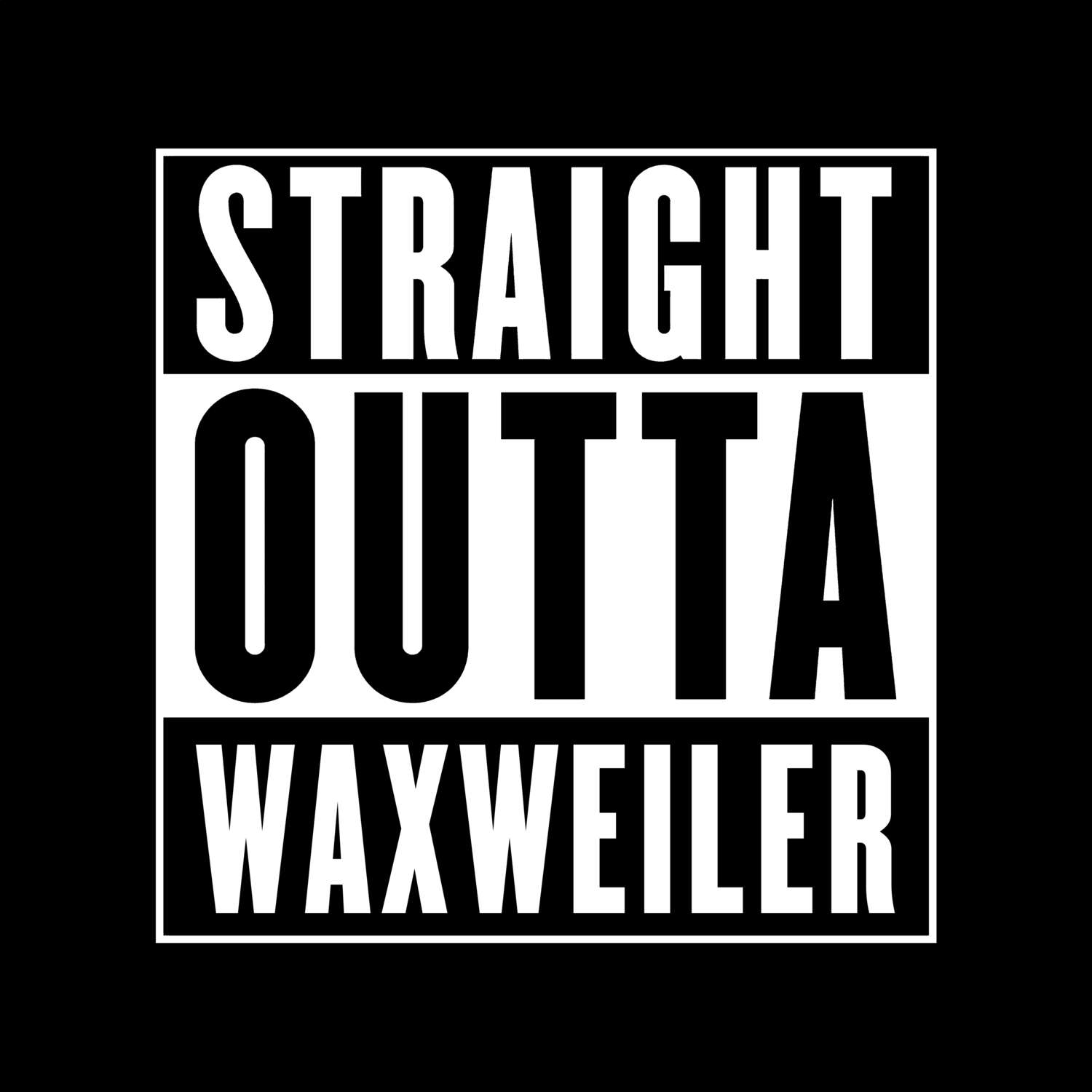 Waxweiler T-Shirt »Straight Outta«