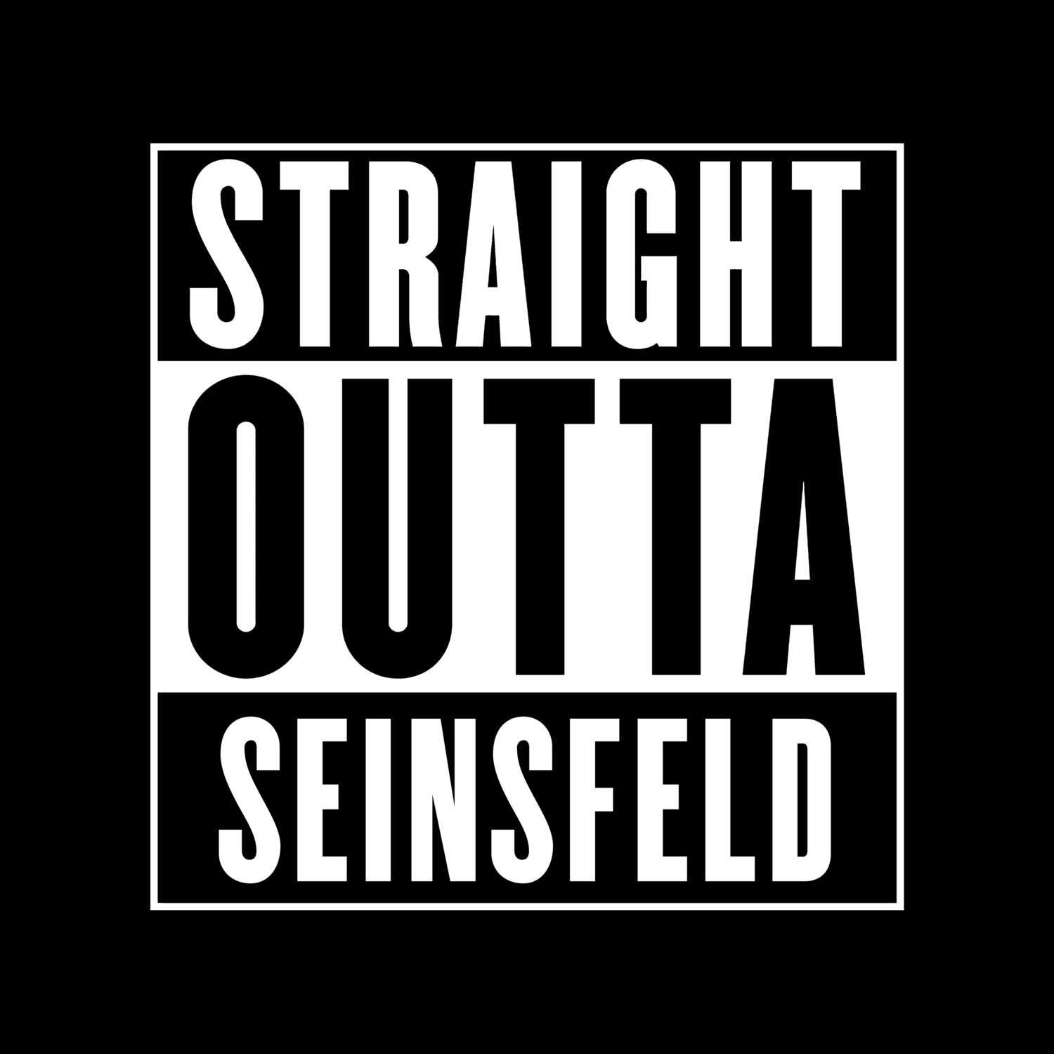 Seinsfeld T-Shirt »Straight Outta«