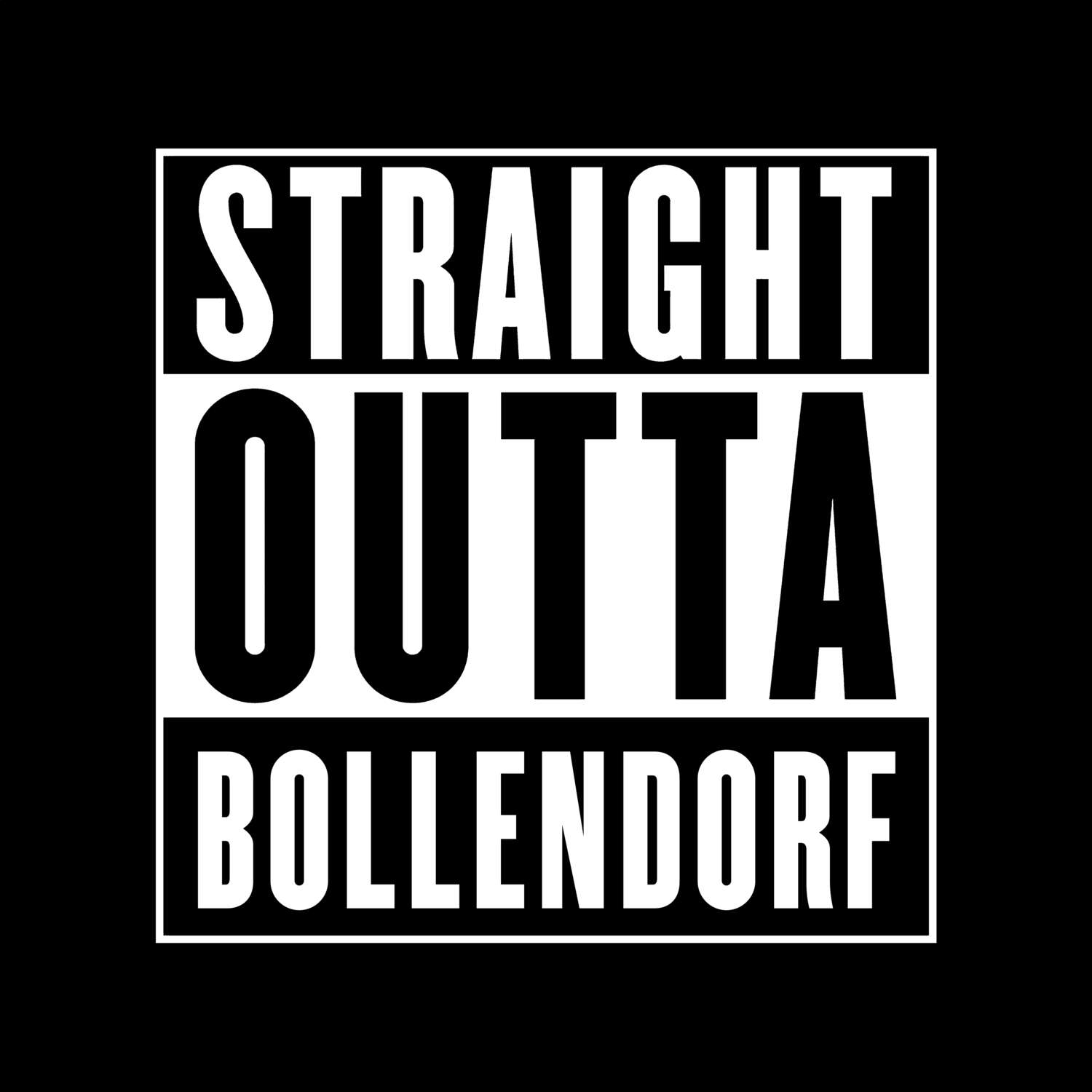 Bollendorf T-Shirt »Straight Outta«