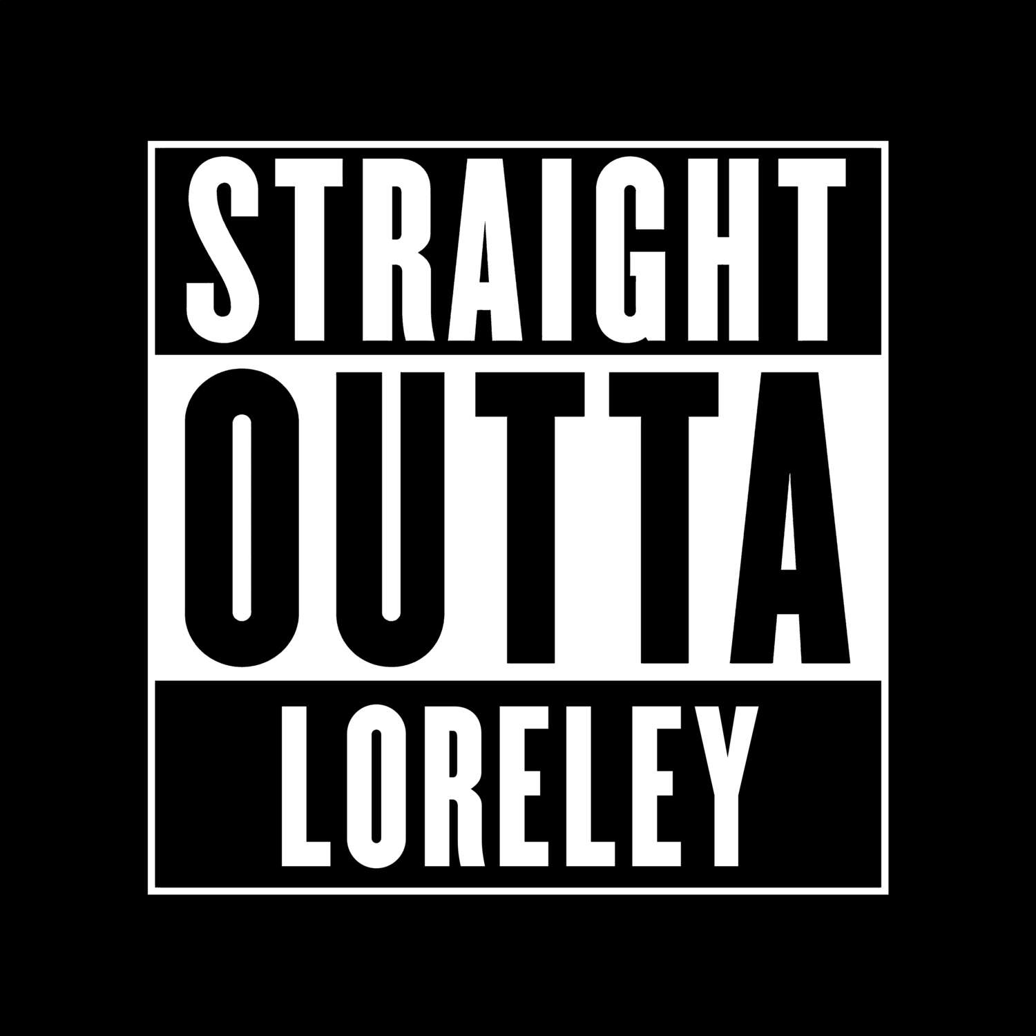 Loreley T-Shirt »Straight Outta«