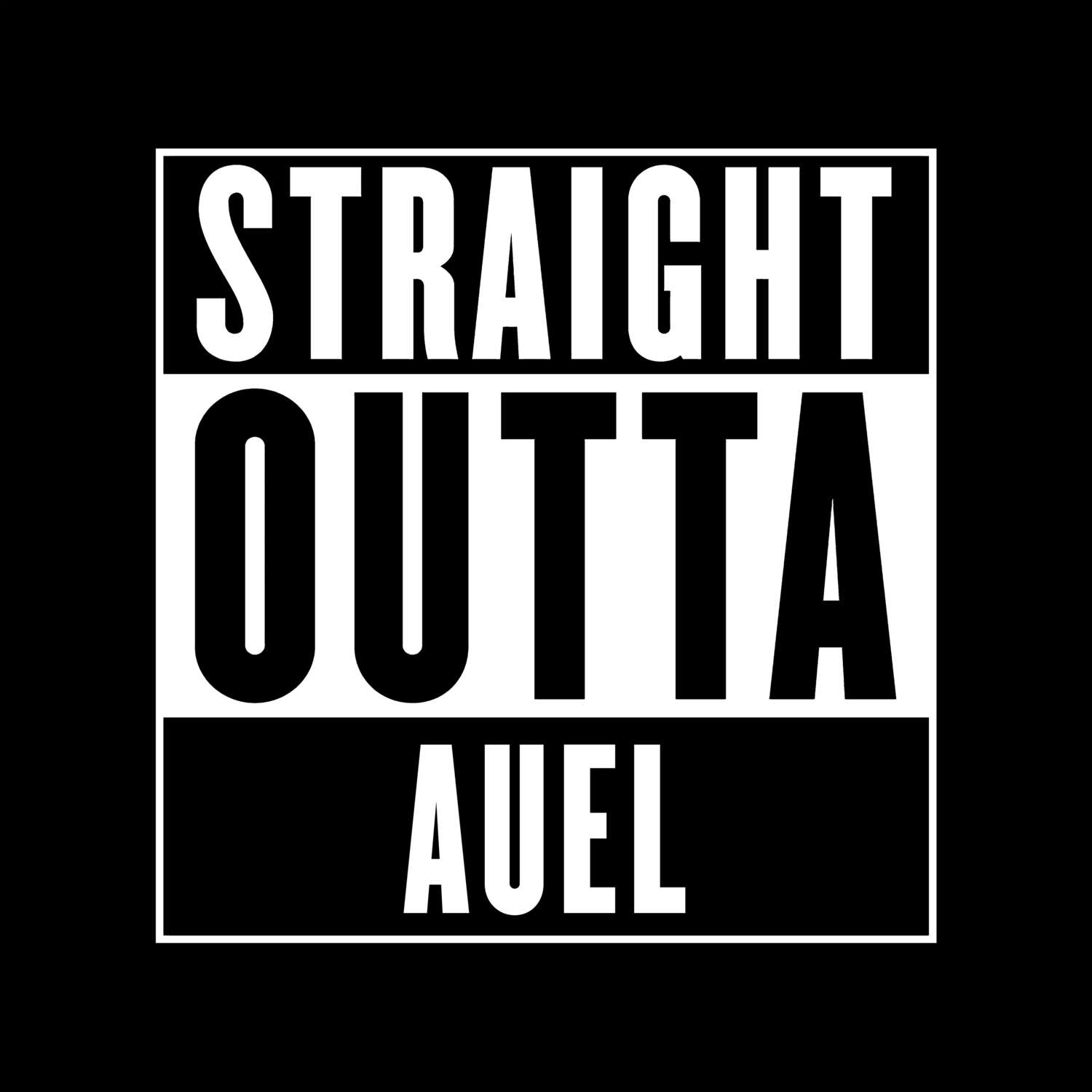 Auel T-Shirt »Straight Outta«