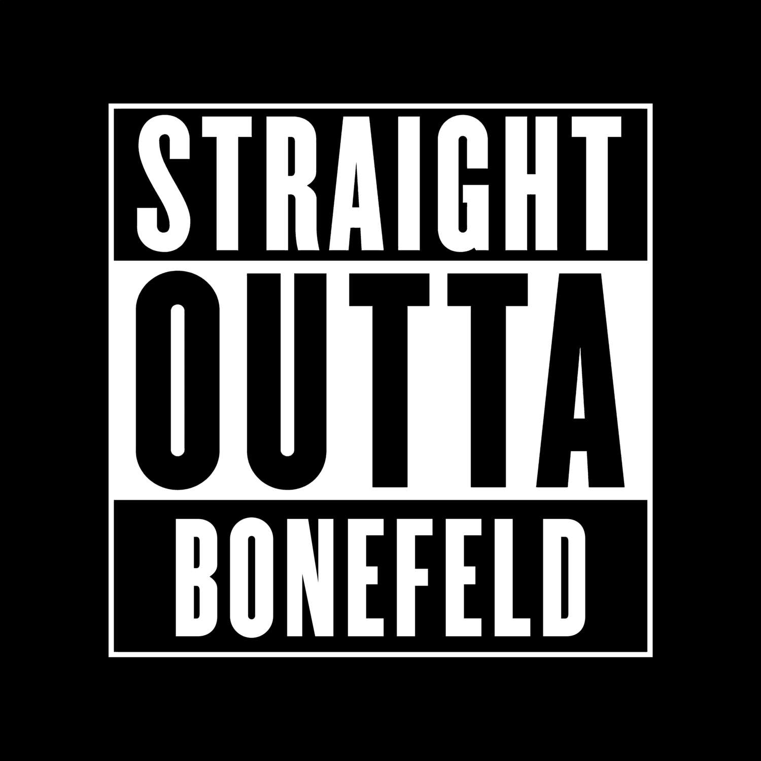 Bonefeld T-Shirt »Straight Outta«