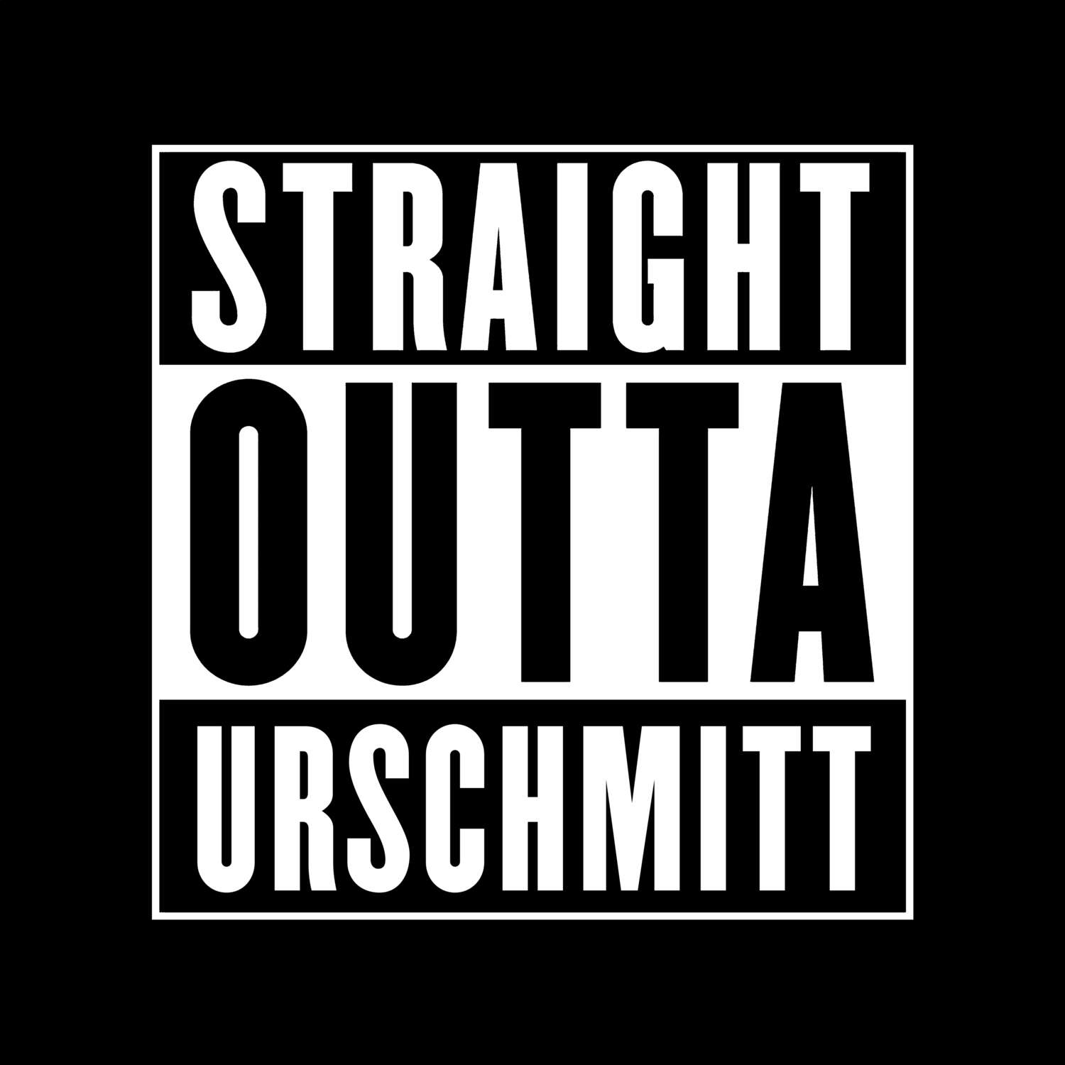 Urschmitt T-Shirt »Straight Outta«