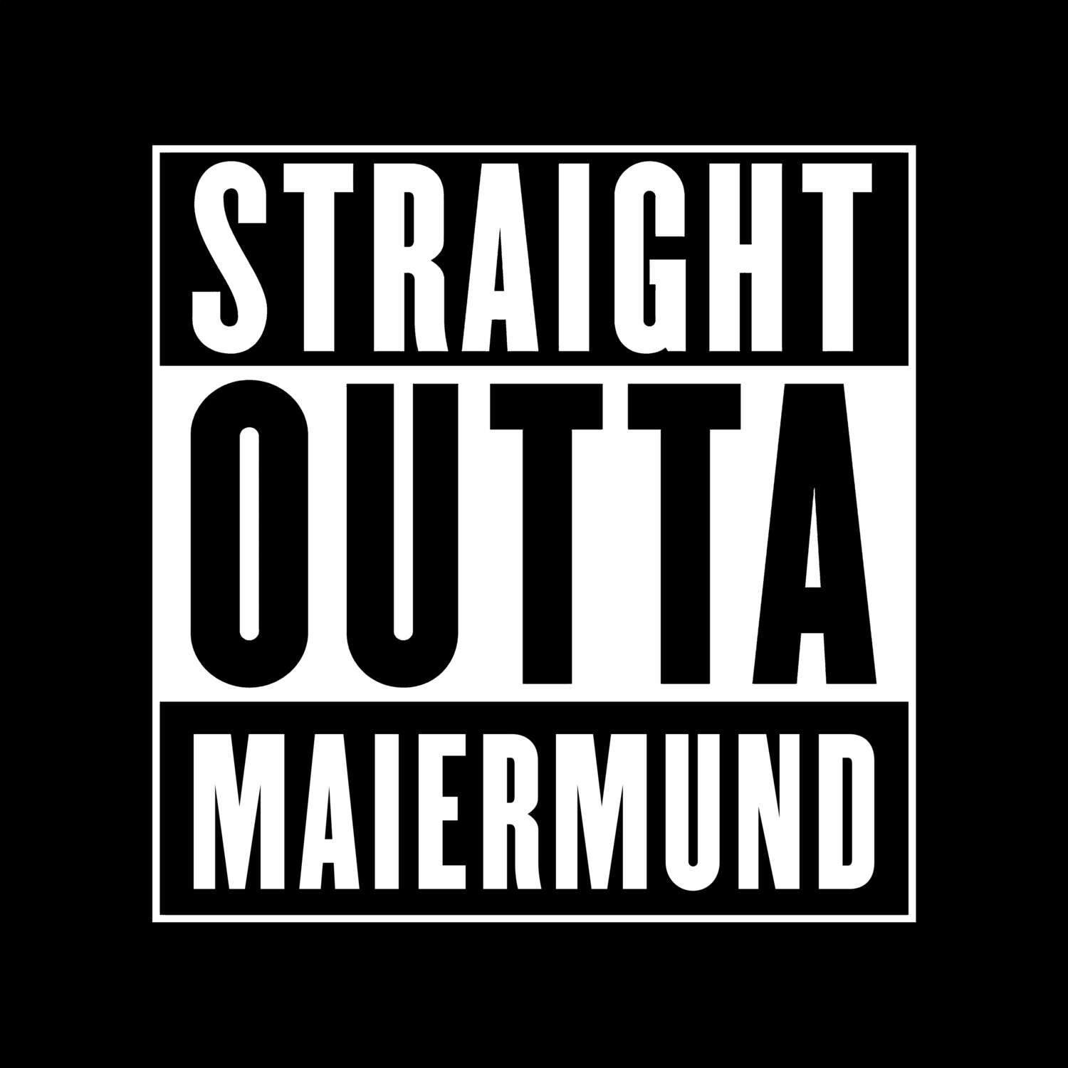 Maiermund T-Shirt »Straight Outta«