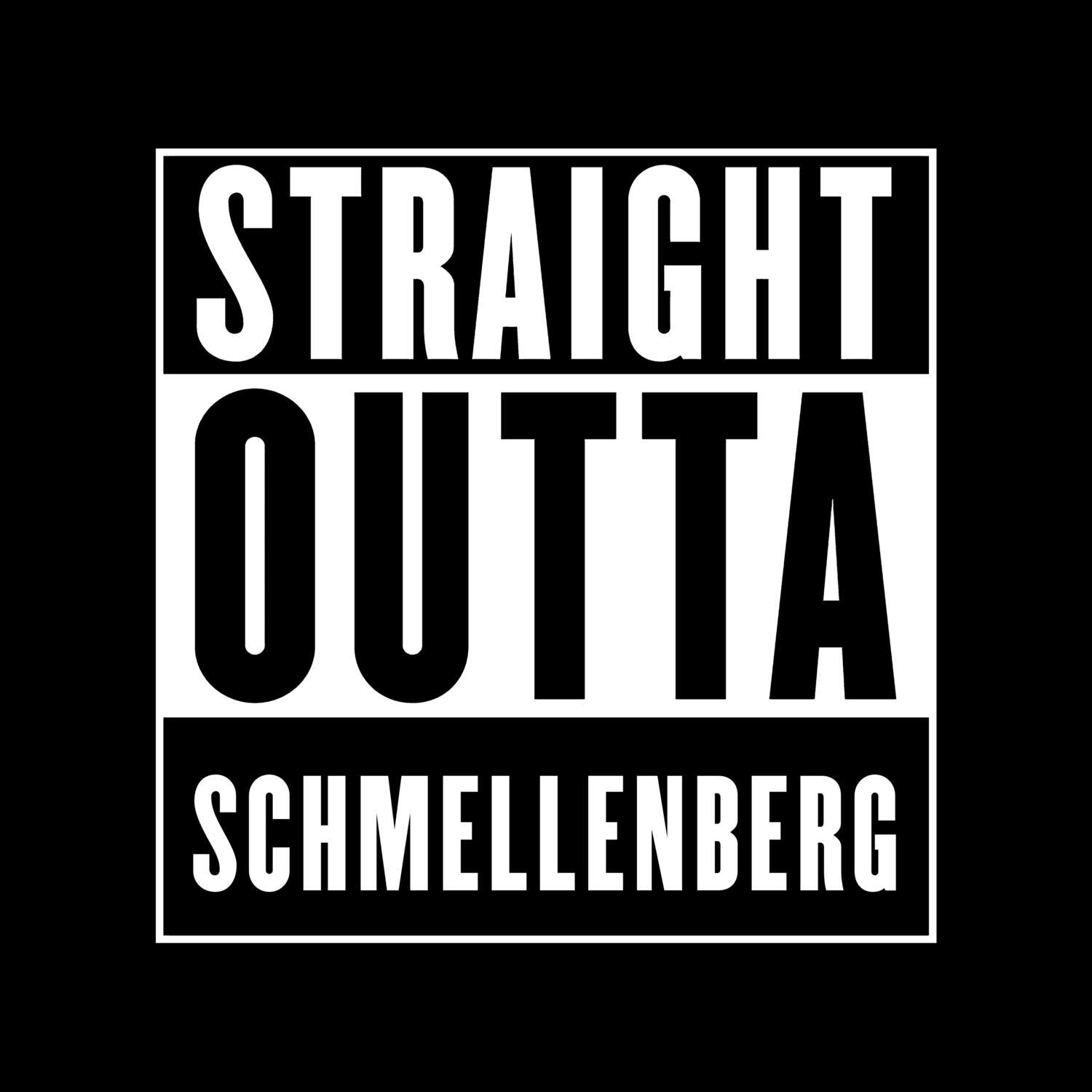 Schmellenberg T-Shirt »Straight Outta«