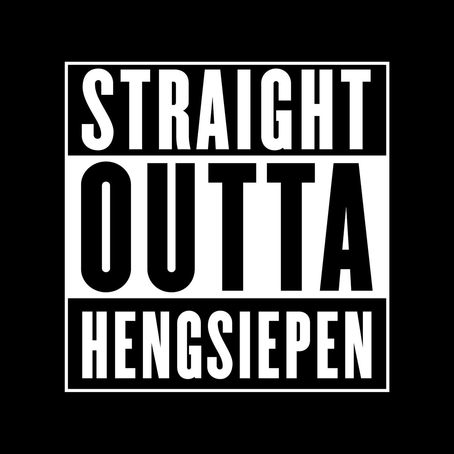 Hengsiepen T-Shirt »Straight Outta«