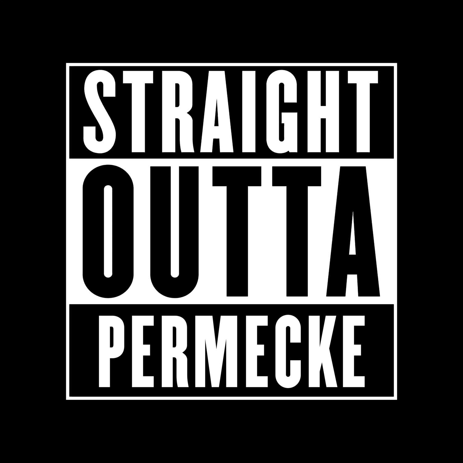 Permecke T-Shirt »Straight Outta«