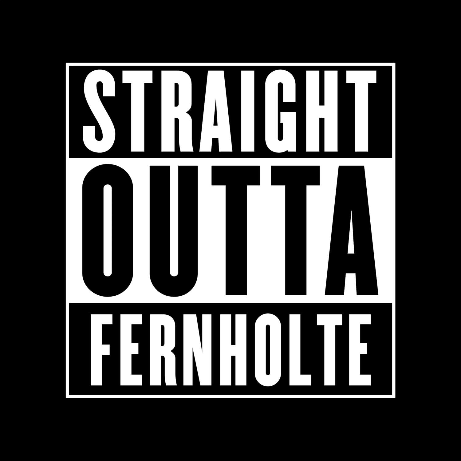 Fernholte T-Shirt »Straight Outta«