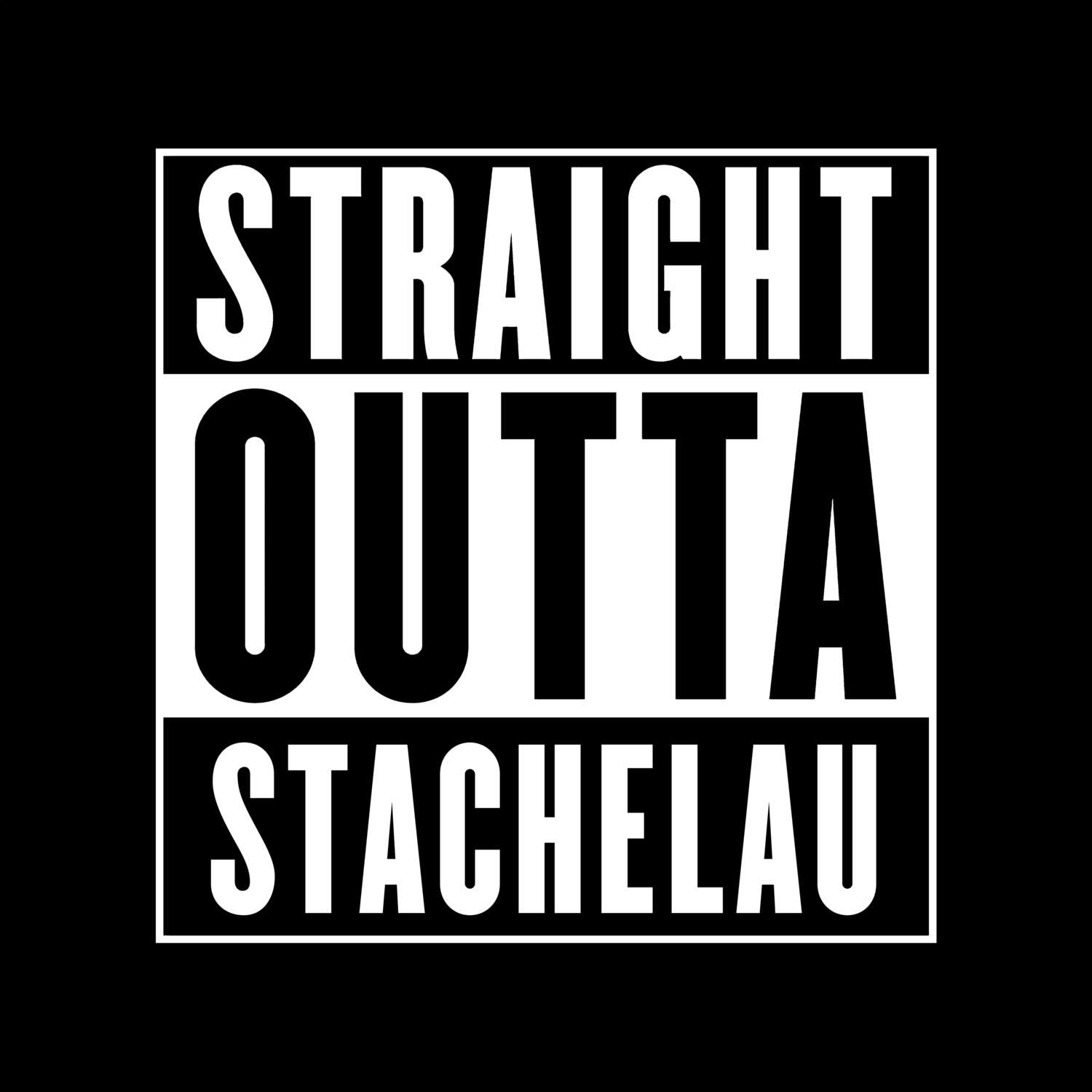 Stachelau T-Shirt »Straight Outta«