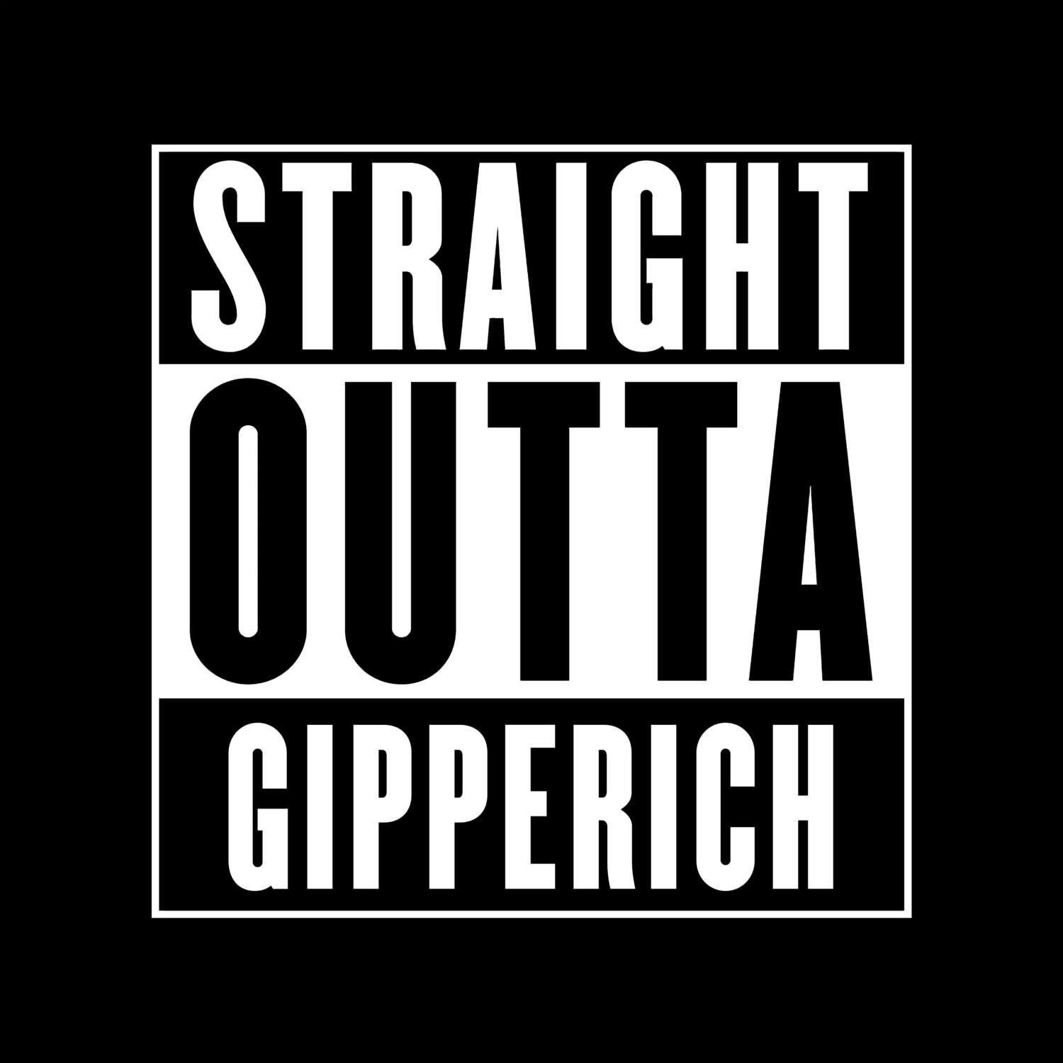 Gipperich T-Shirt »Straight Outta«