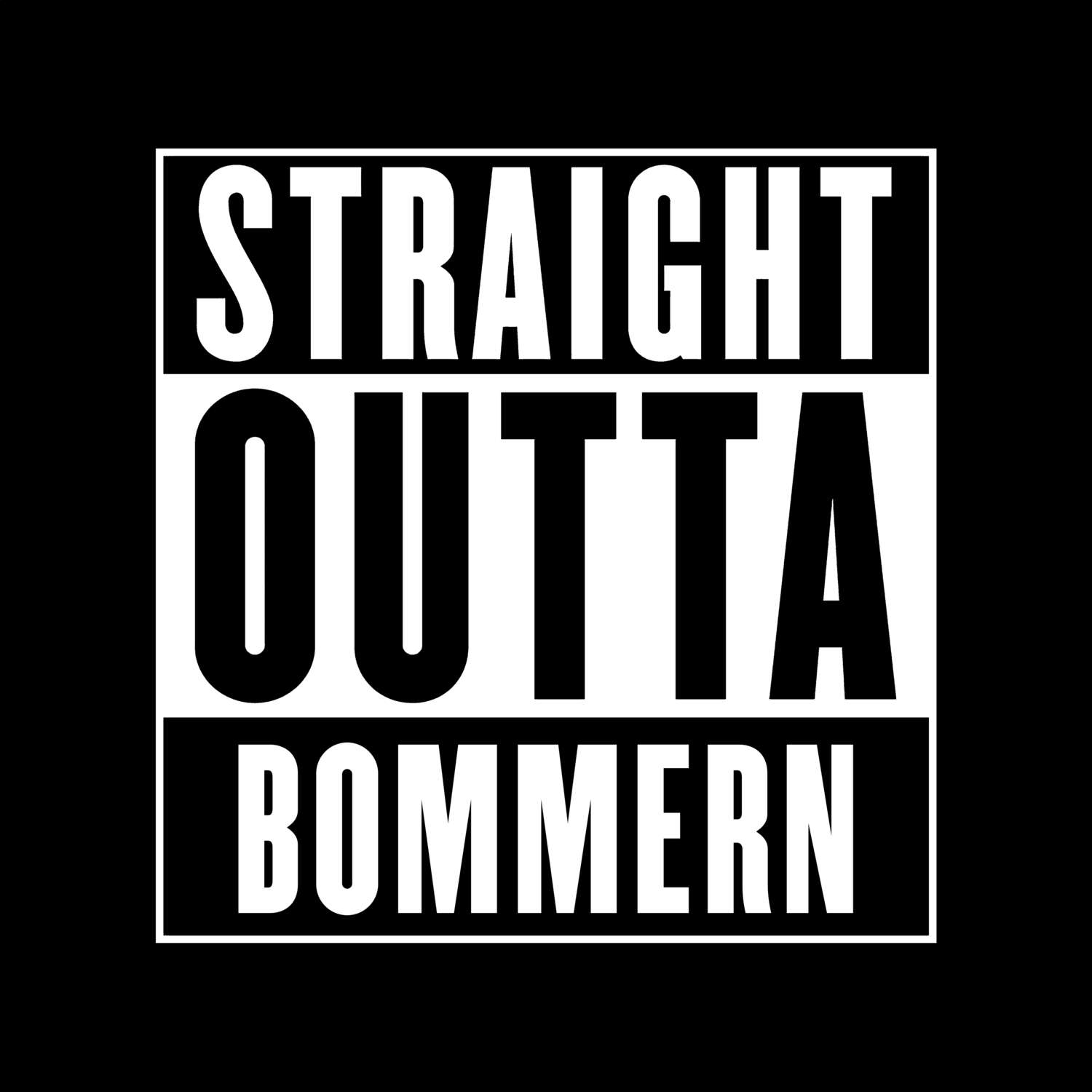 Bommern T-Shirt »Straight Outta«