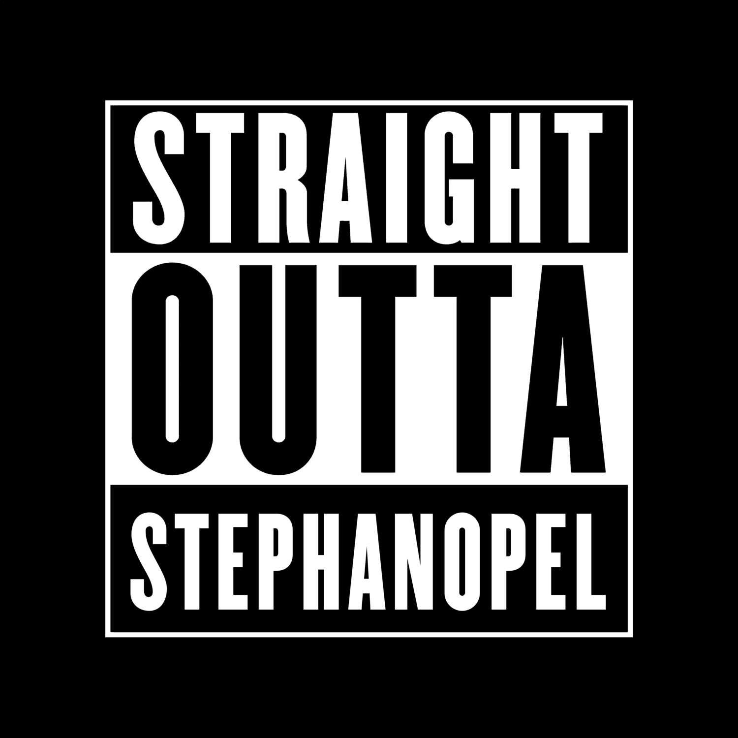 Stephanopel T-Shirt »Straight Outta«