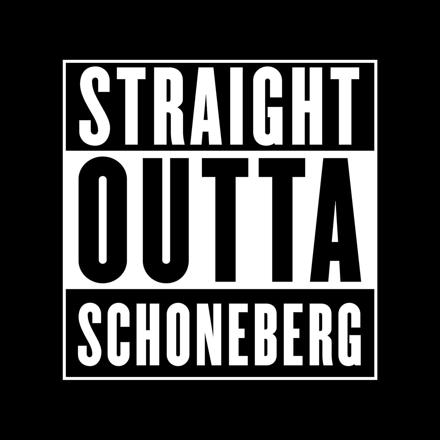 Schoneberg T-Shirt »Straight Outta«