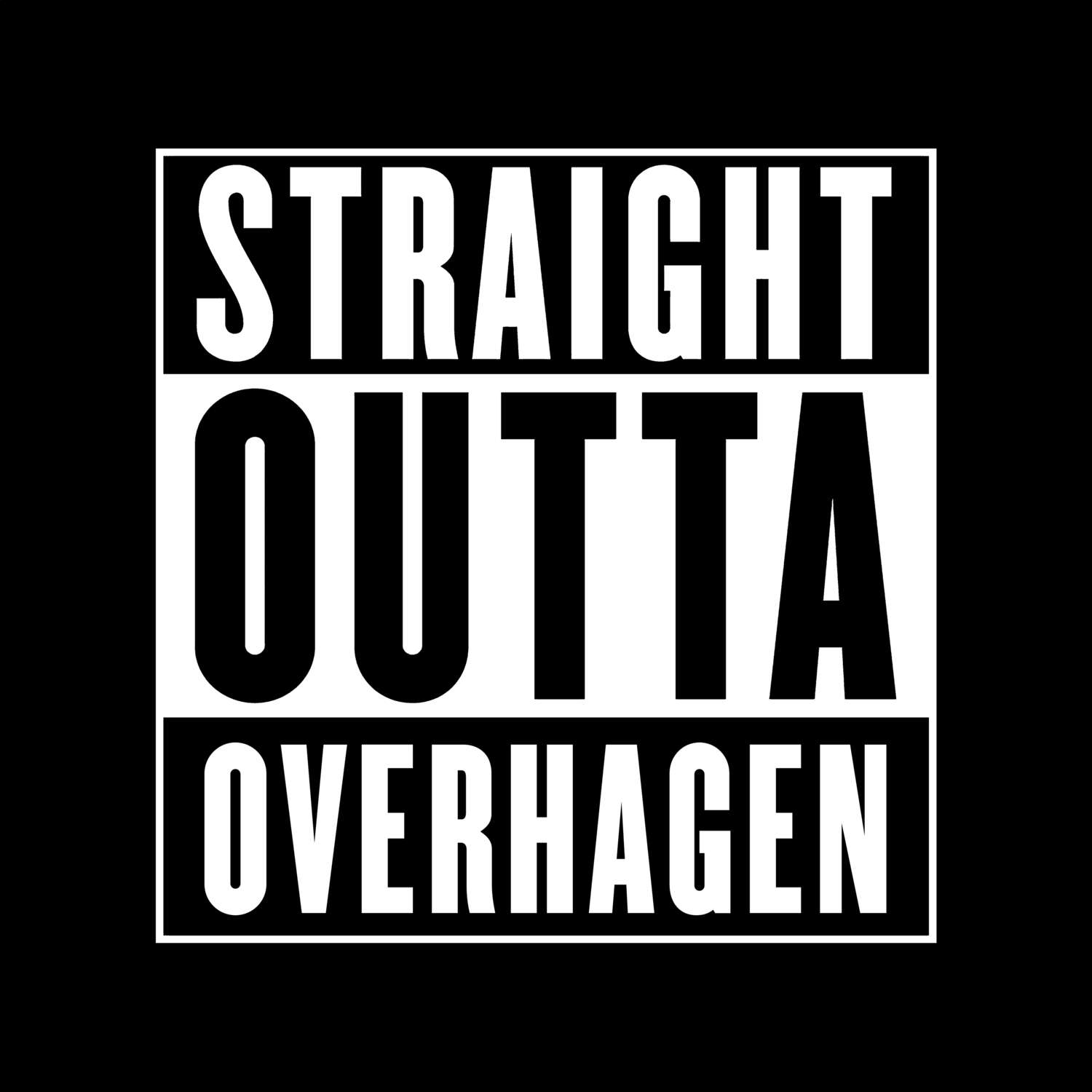 Overhagen T-Shirt »Straight Outta«