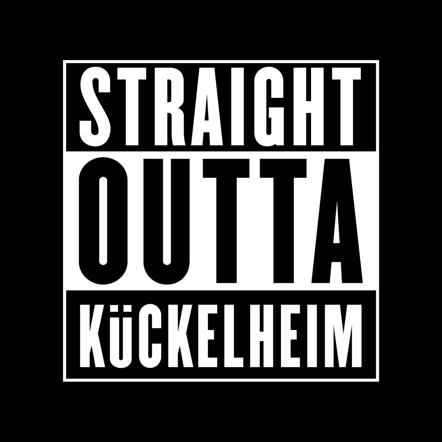 Kückelheim T-Shirt »Straight Outta«