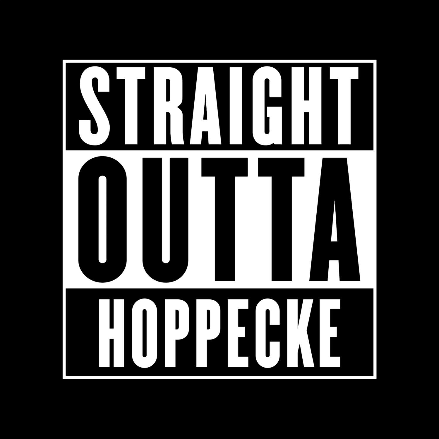 Hoppecke T-Shirt »Straight Outta«