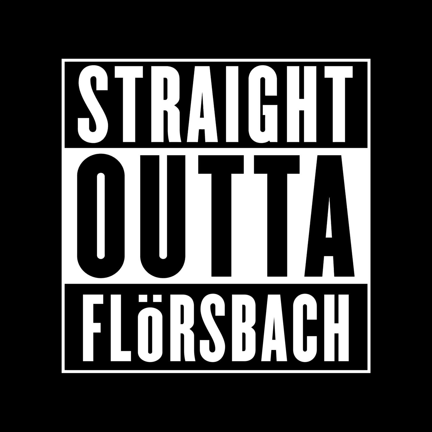 Flörsbach T-Shirt »Straight Outta«