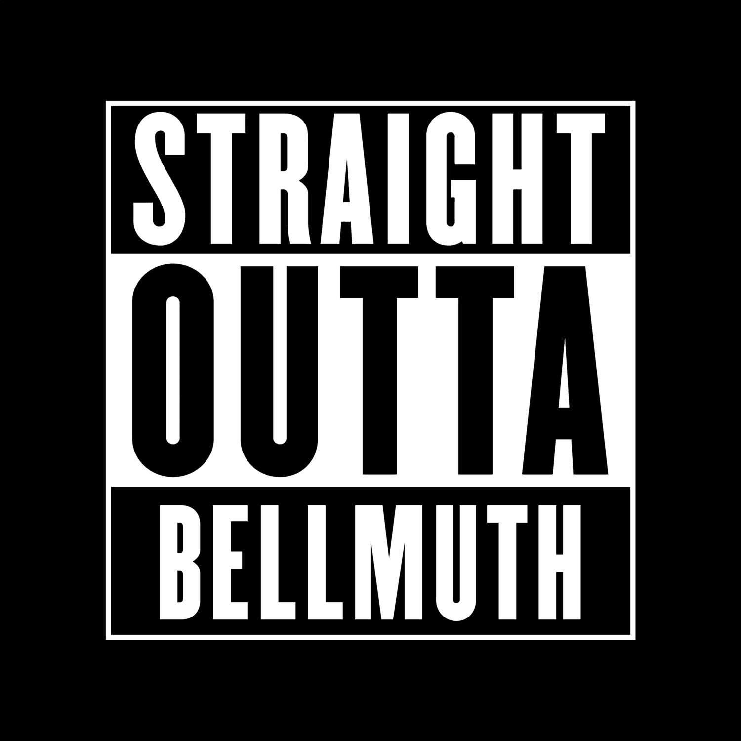 Bellmuth T-Shirt »Straight Outta«