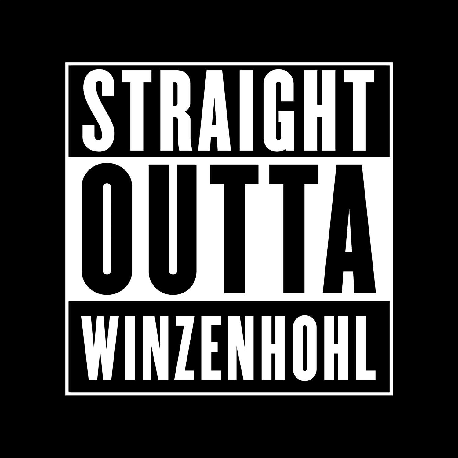 Winzenhohl T-Shirt »Straight Outta«