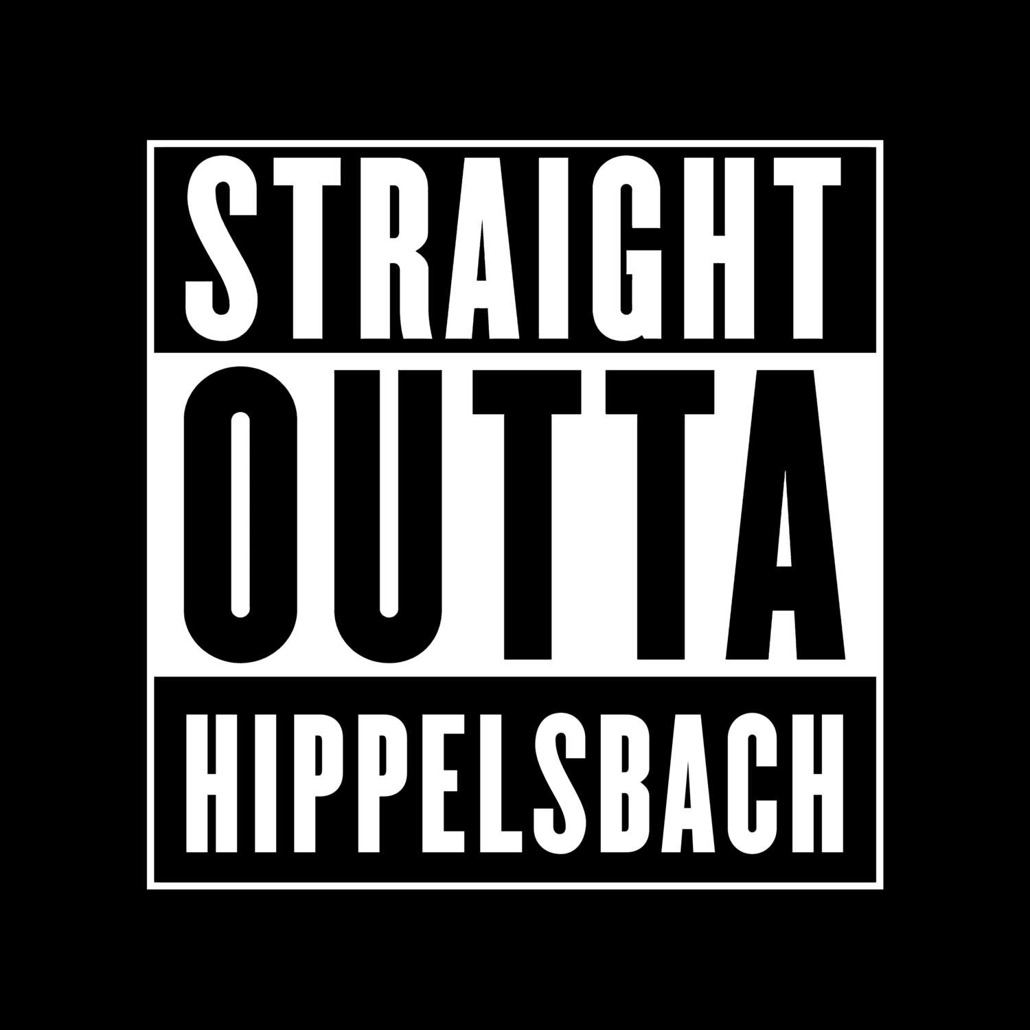Hippelsbach T-Shirt »Straight Outta«