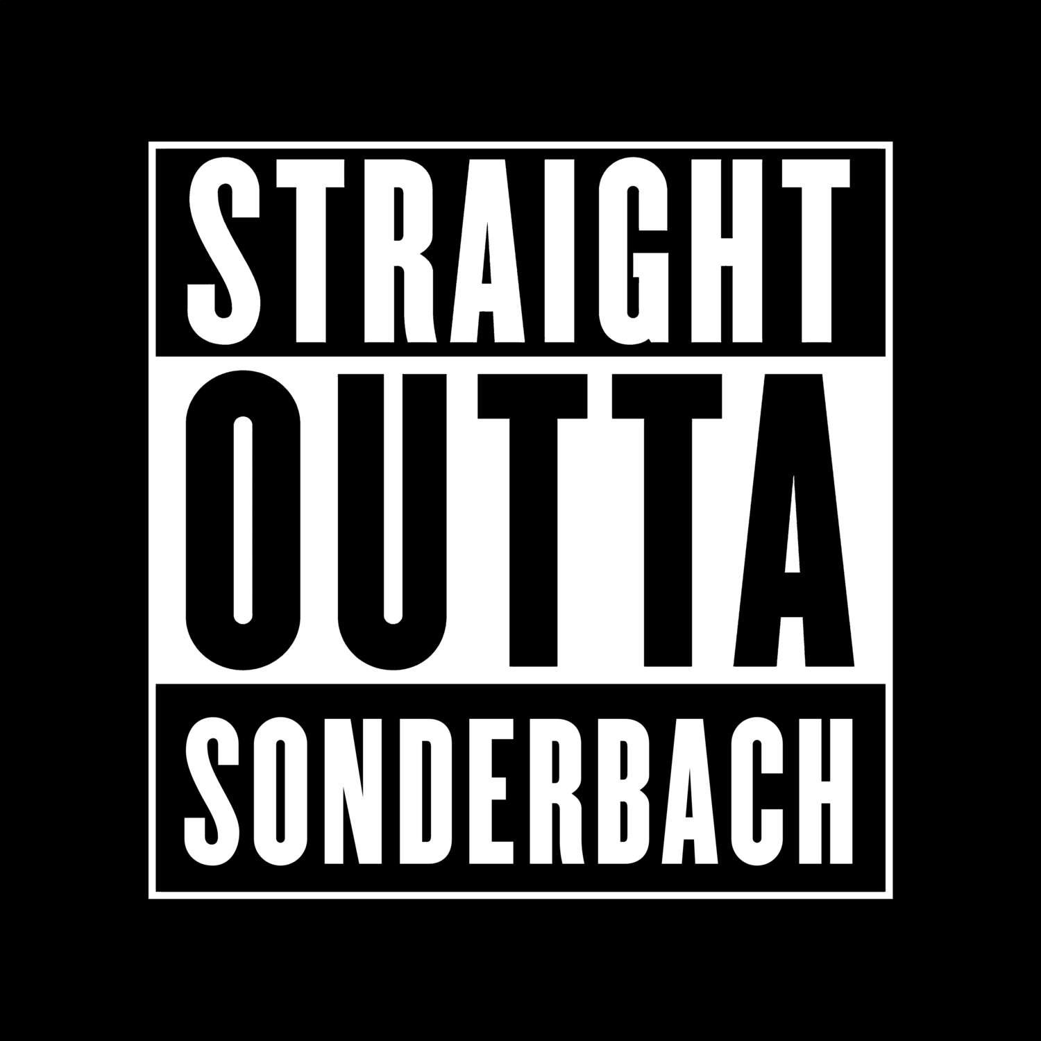 Sonderbach T-Shirt »Straight Outta«