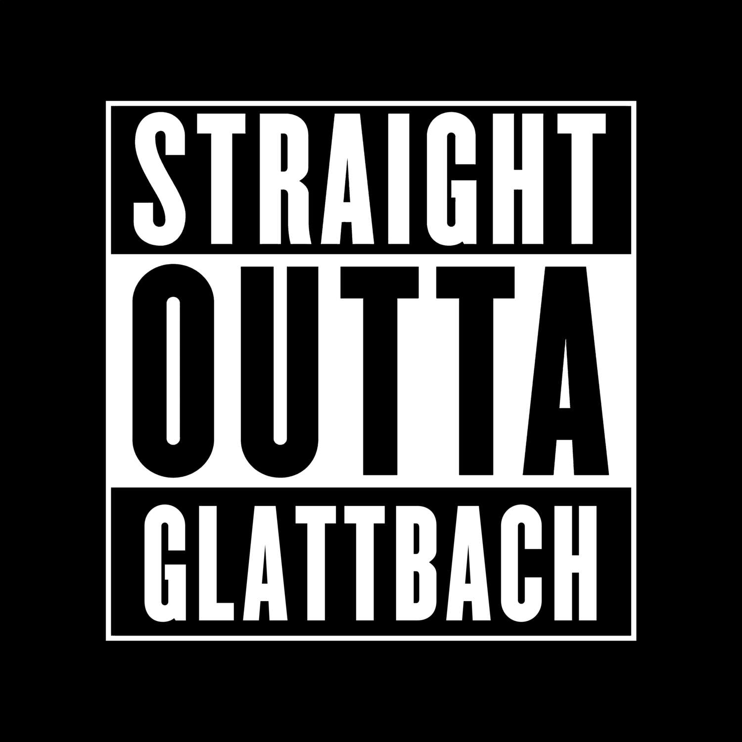 Glattbach T-Shirt »Straight Outta«