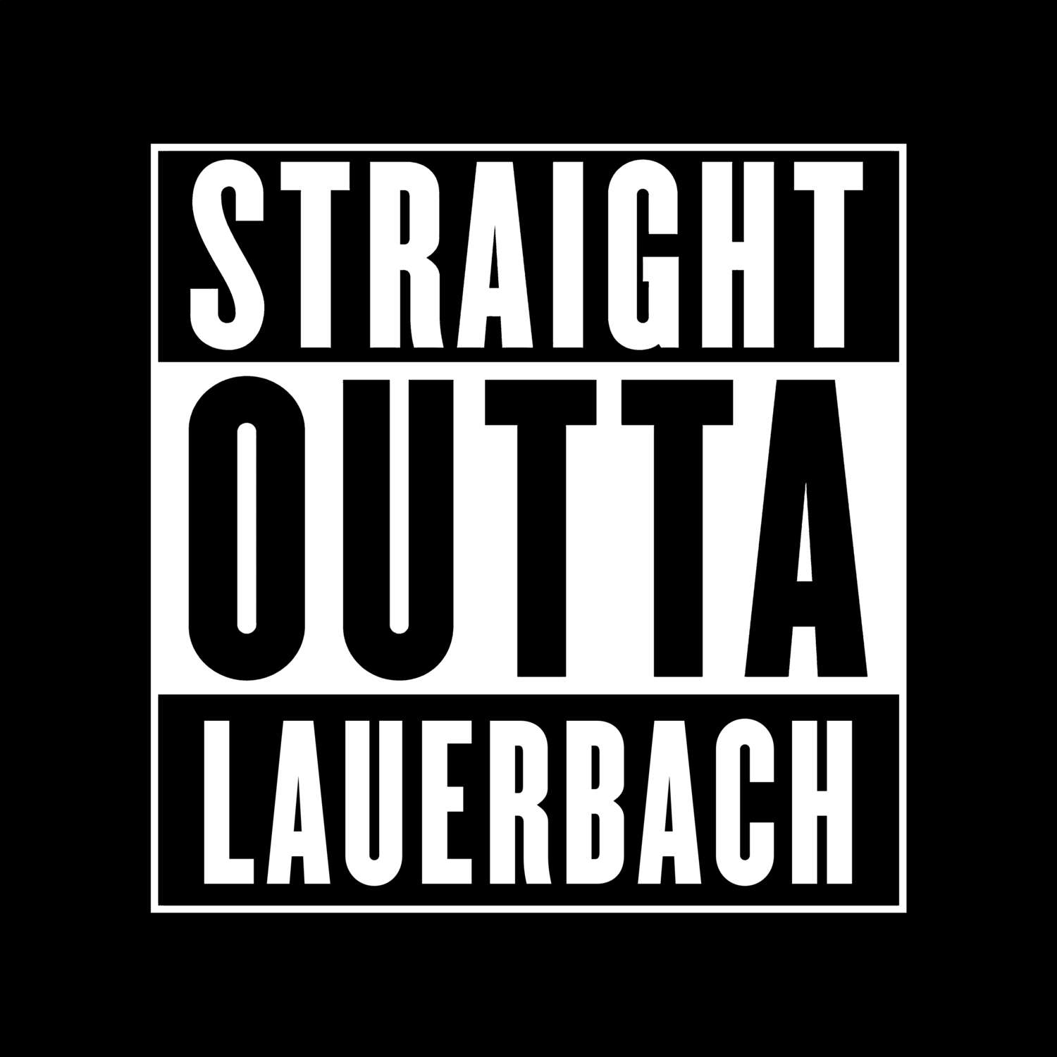 Lauerbach T-Shirt »Straight Outta«