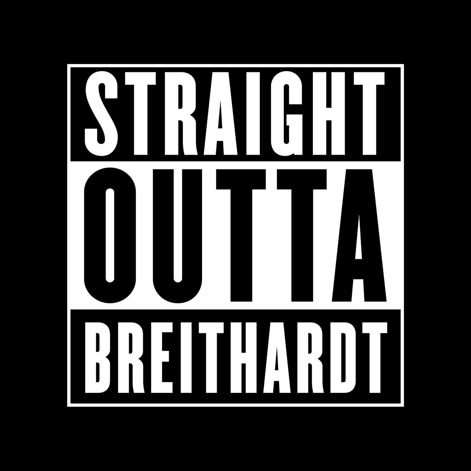 Breithardt T-Shirt »Straight Outta«