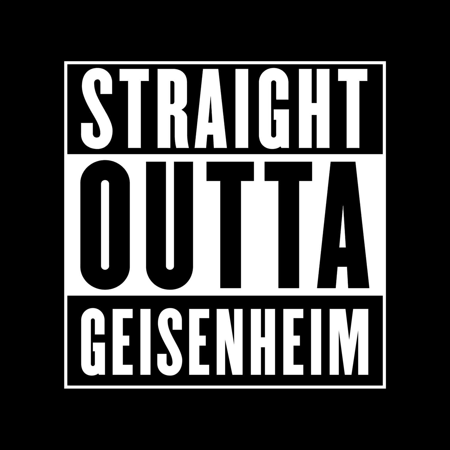 Geisenheim T-Shirt »Straight Outta«
