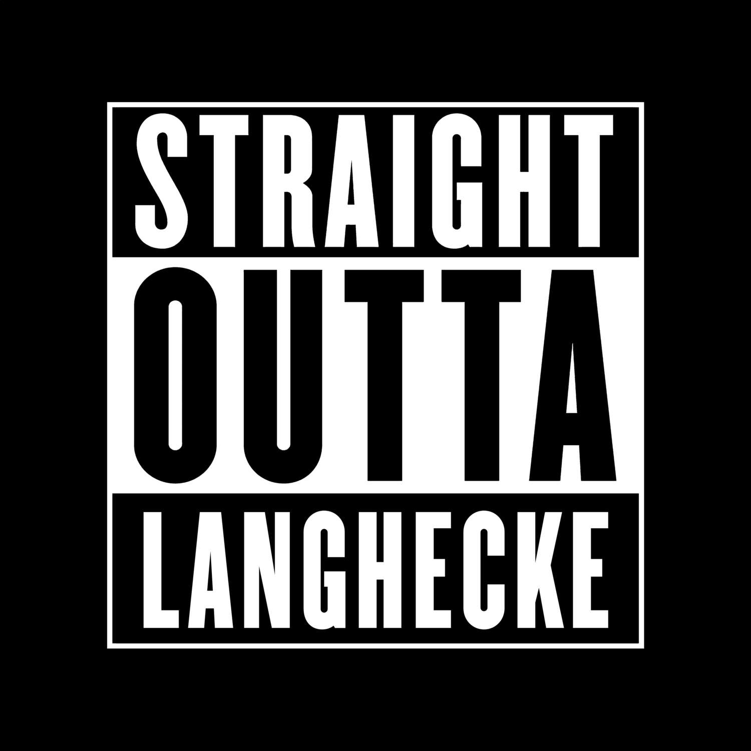 Langhecke T-Shirt »Straight Outta«