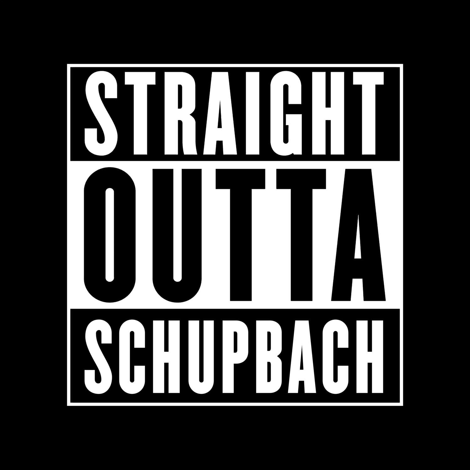 Schupbach T-Shirt »Straight Outta«