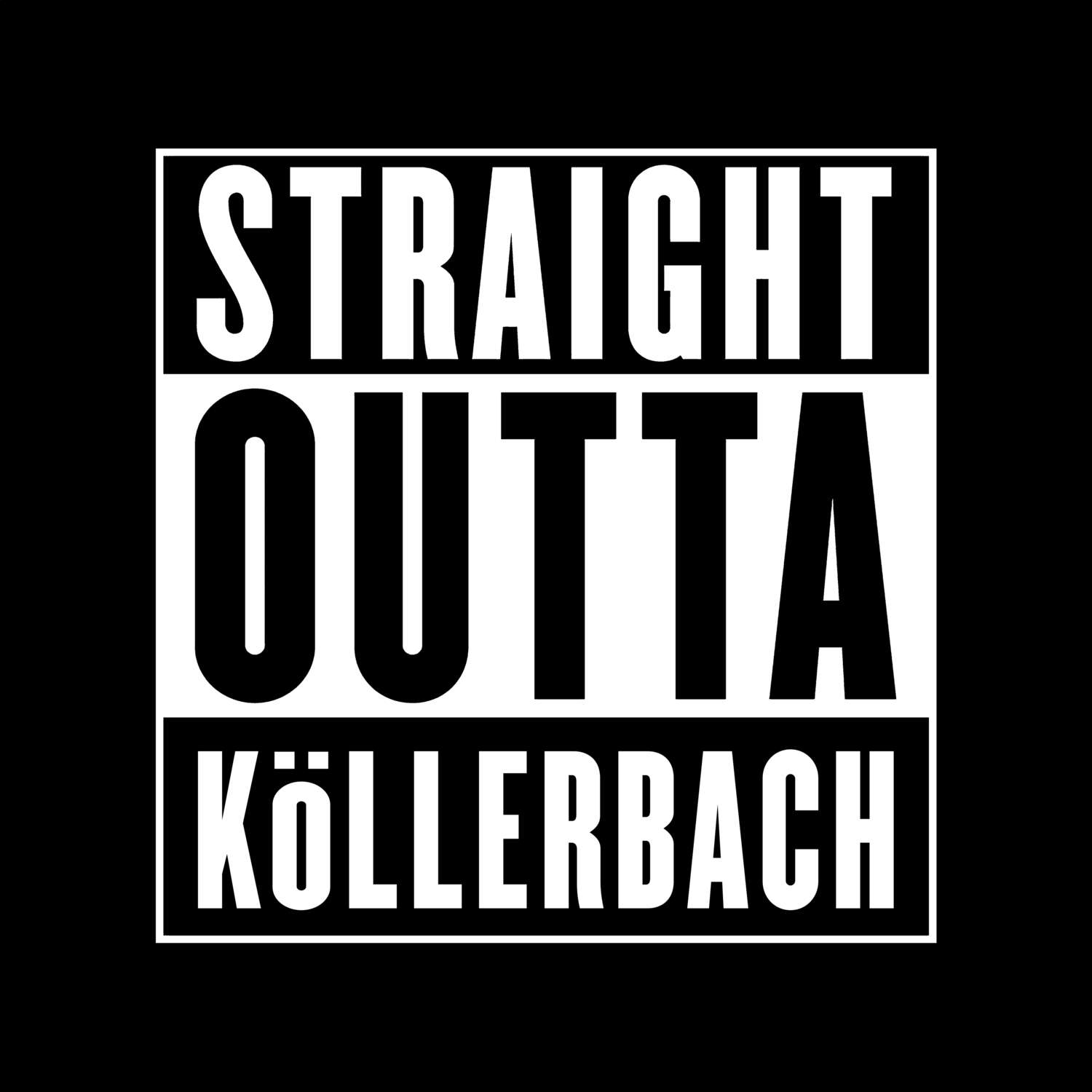 Köllerbach T-Shirt »Straight Outta«