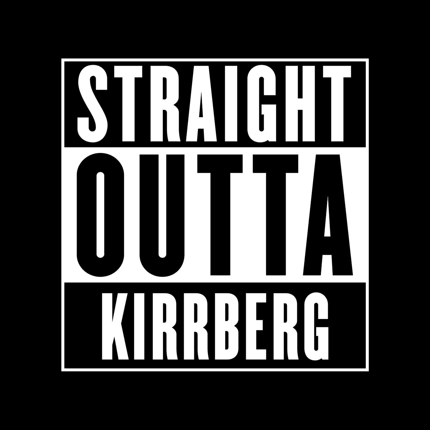 Kirrberg T-Shirt »Straight Outta«