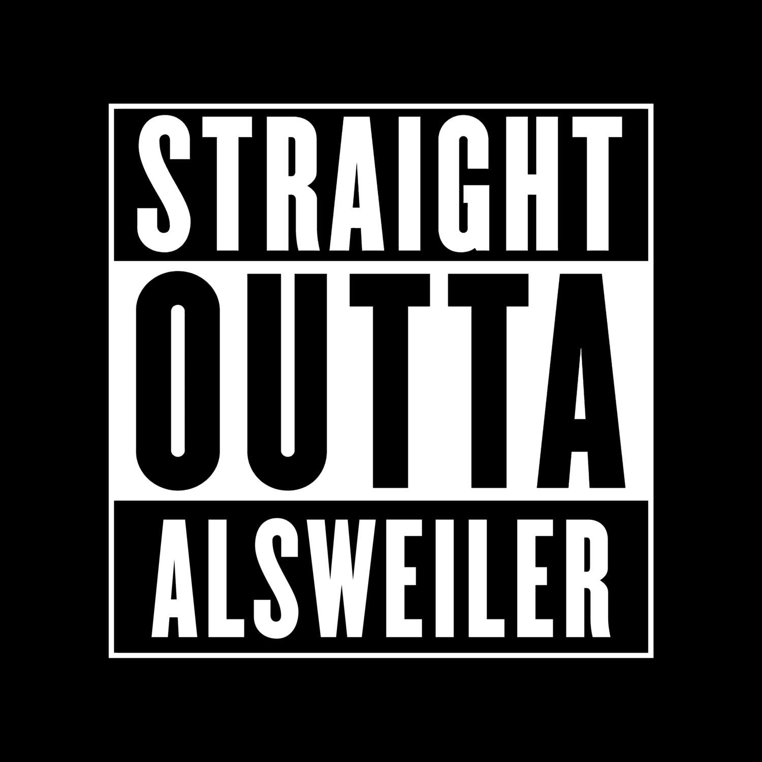 Alsweiler T-Shirt »Straight Outta«