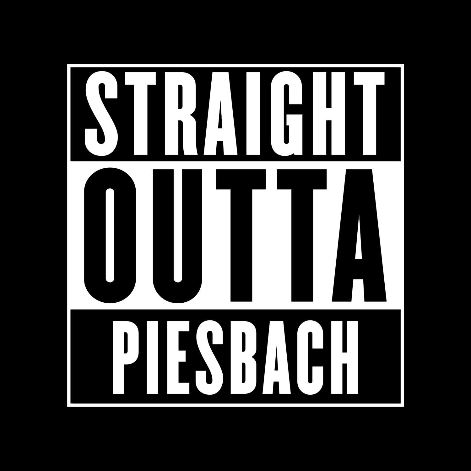 Piesbach T-Shirt »Straight Outta«