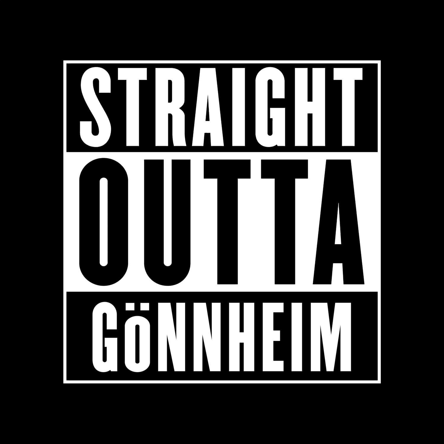 Gönnheim T-Shirt »Straight Outta«