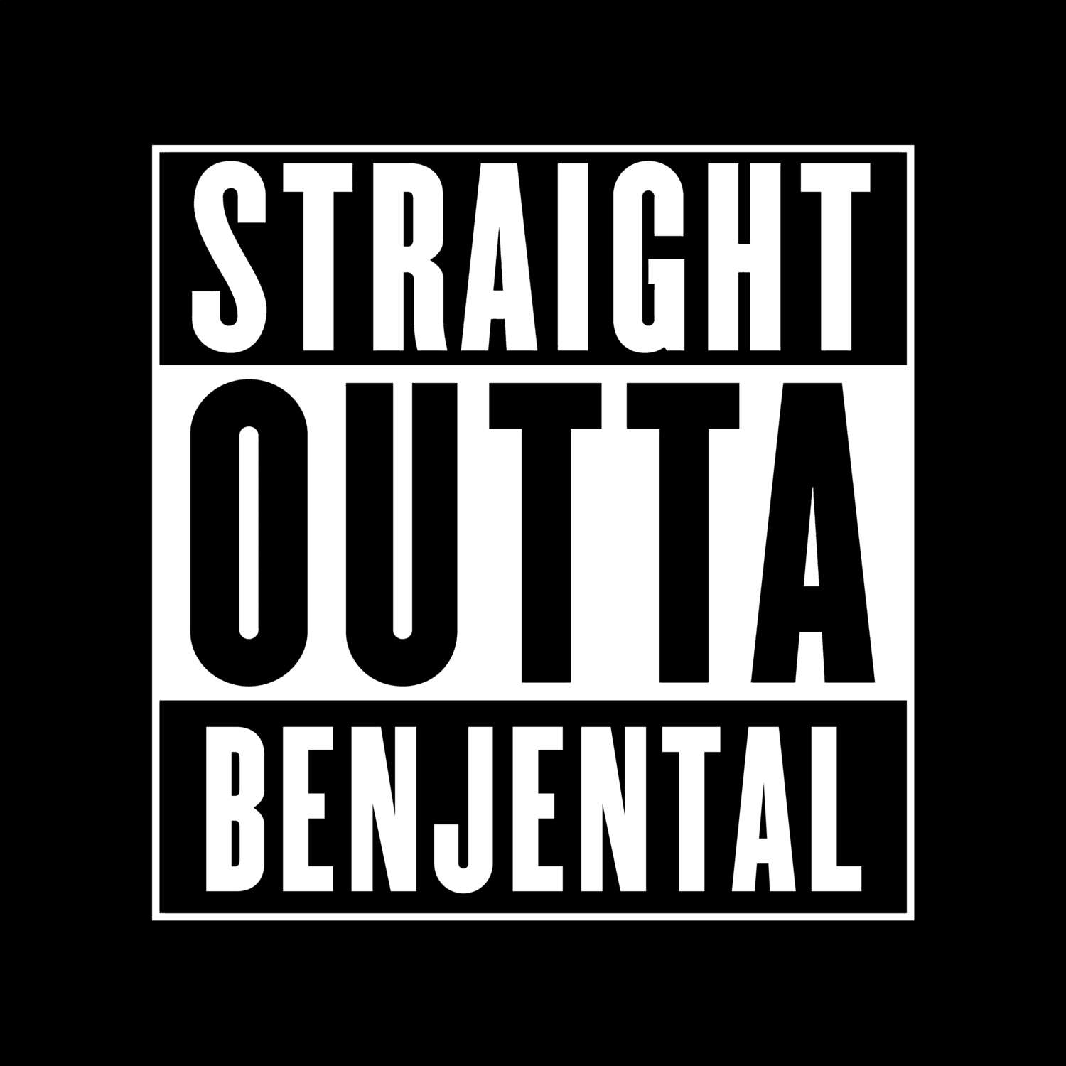 Benjental T-Shirt »Straight Outta«