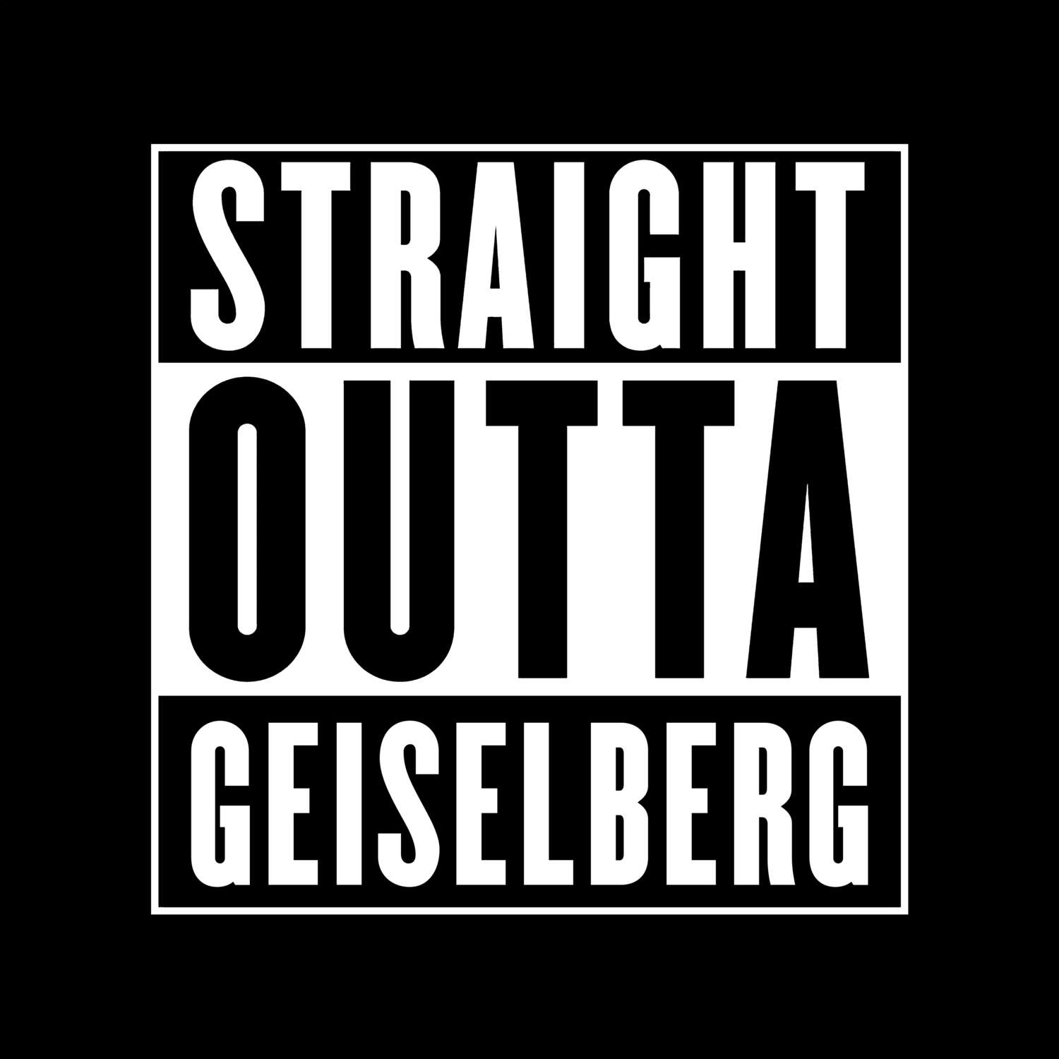 Geiselberg T-Shirt »Straight Outta«